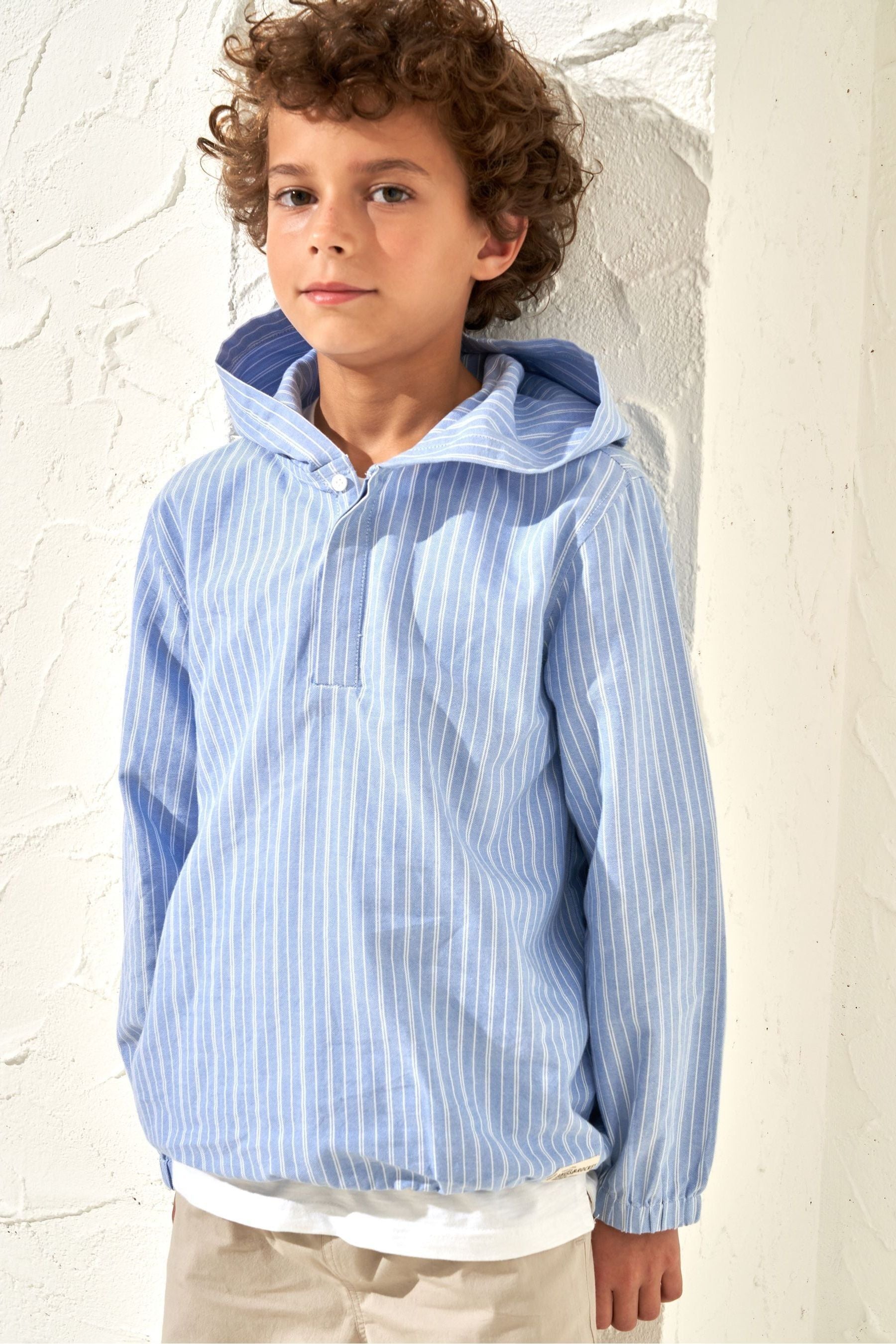 Blue Angel & Rocket Leo Stripe Hoodie