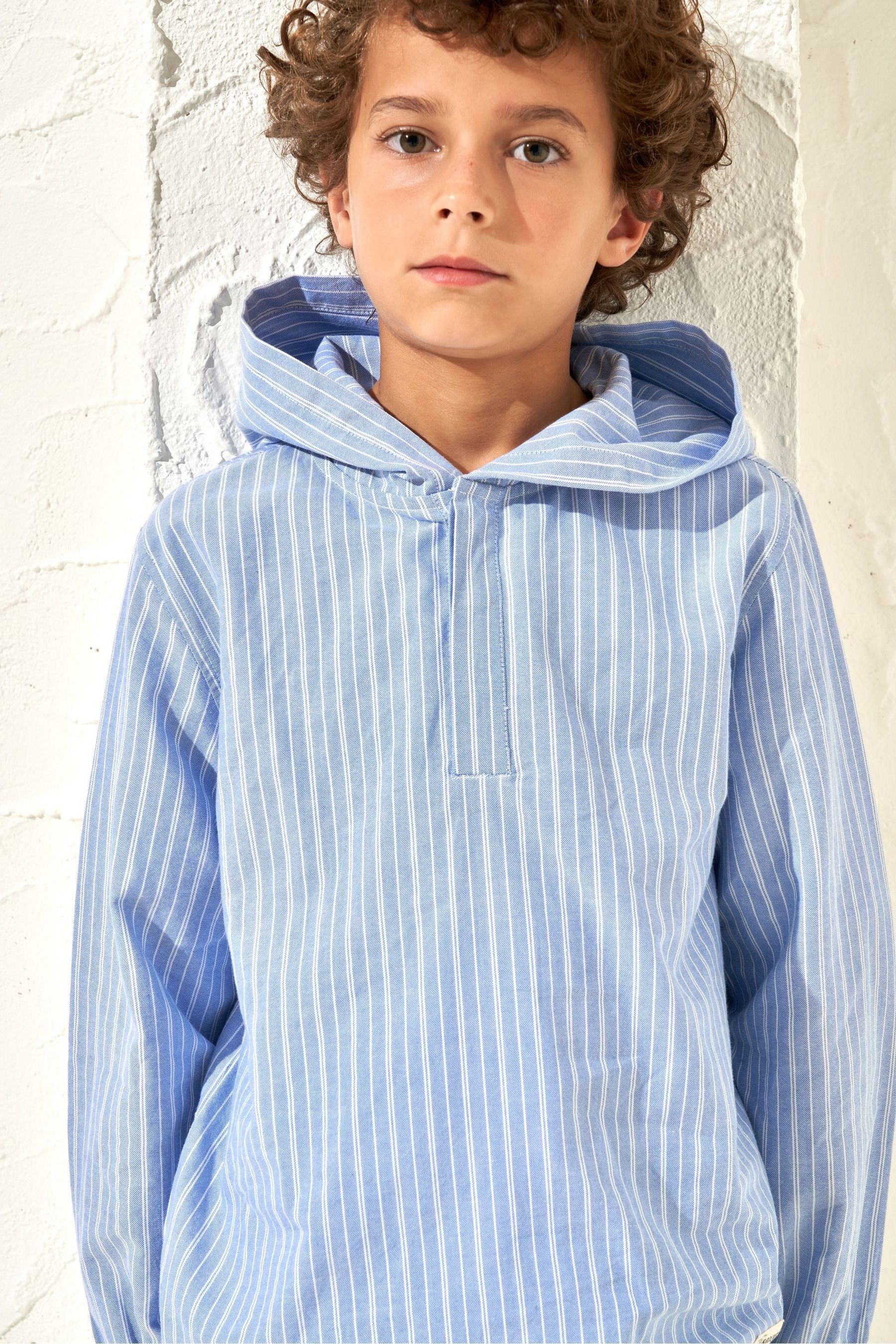 Blue Angel & Rocket Leo Stripe Hoodie