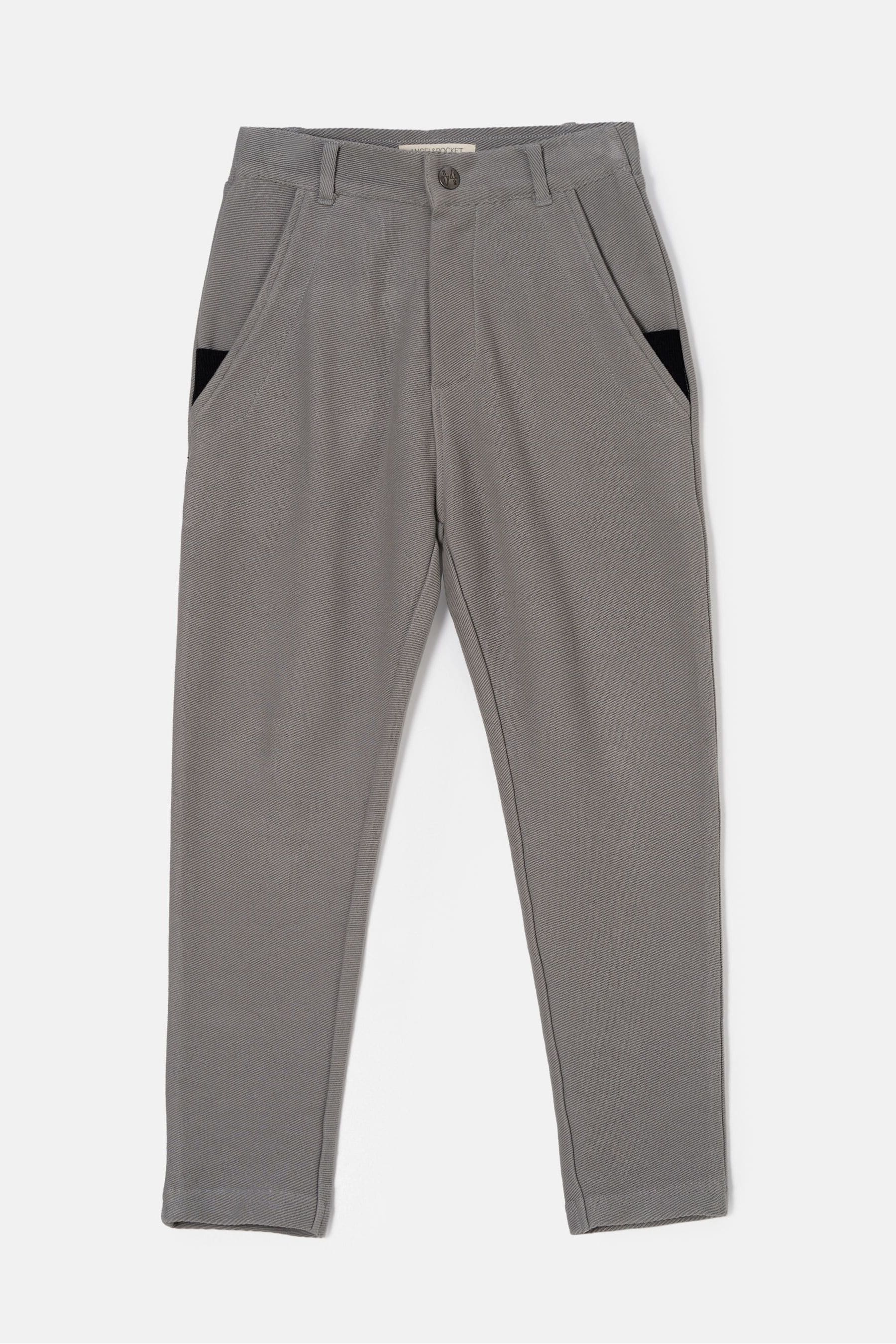 Grey Angel & Rocket Benjamin Smart Jersey Trousers