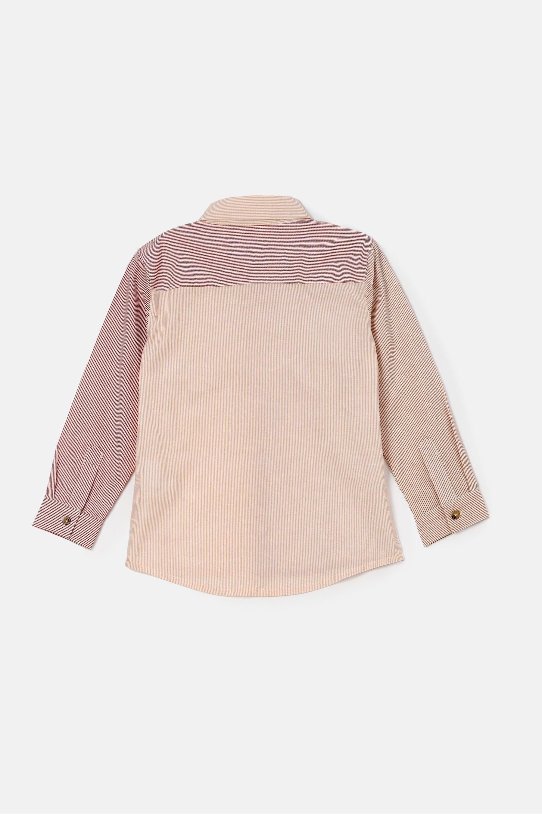 Pink Angel & Rocket Chase Panelled Shirt