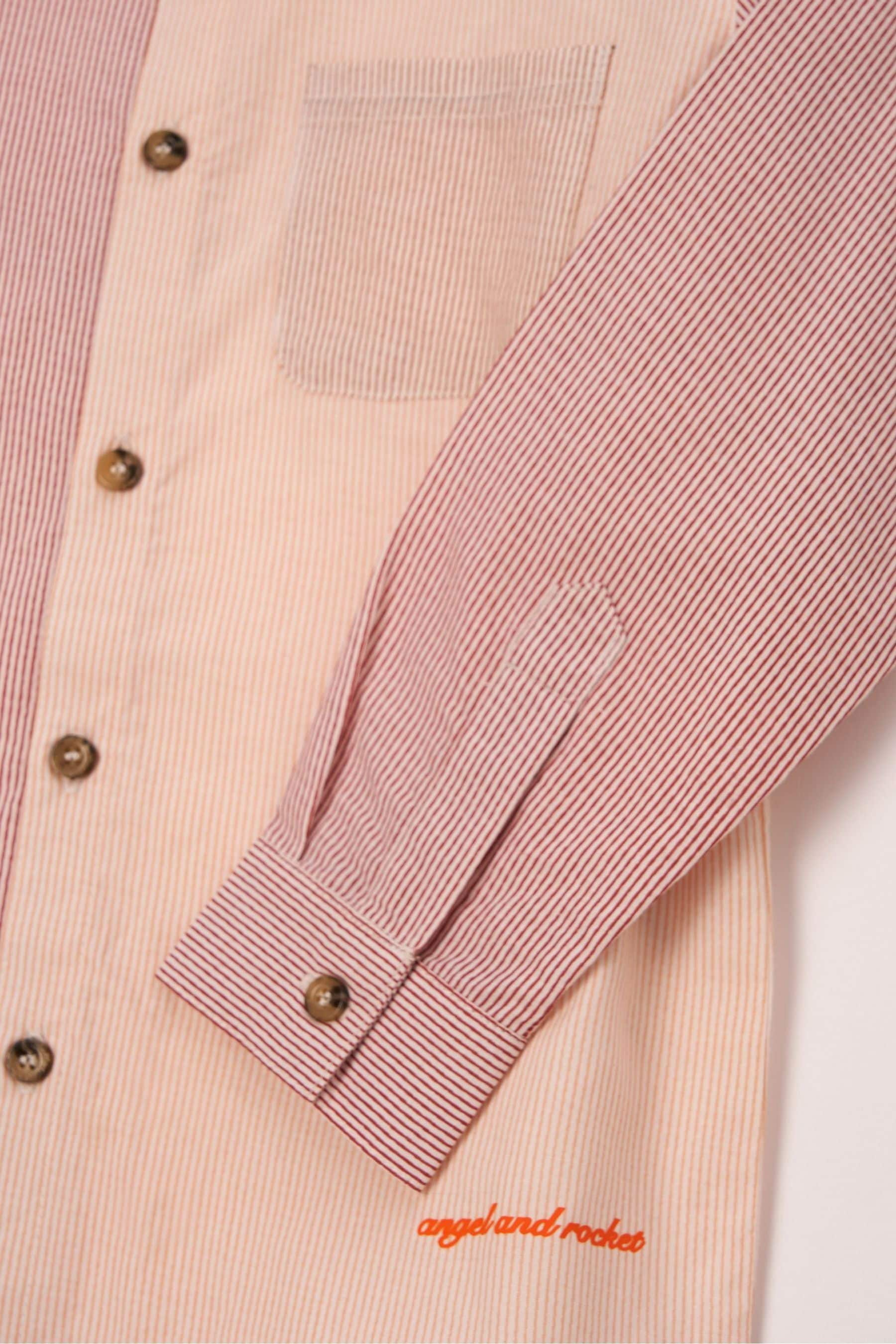 Pink Angel & Rocket Chase Panelled Shirt