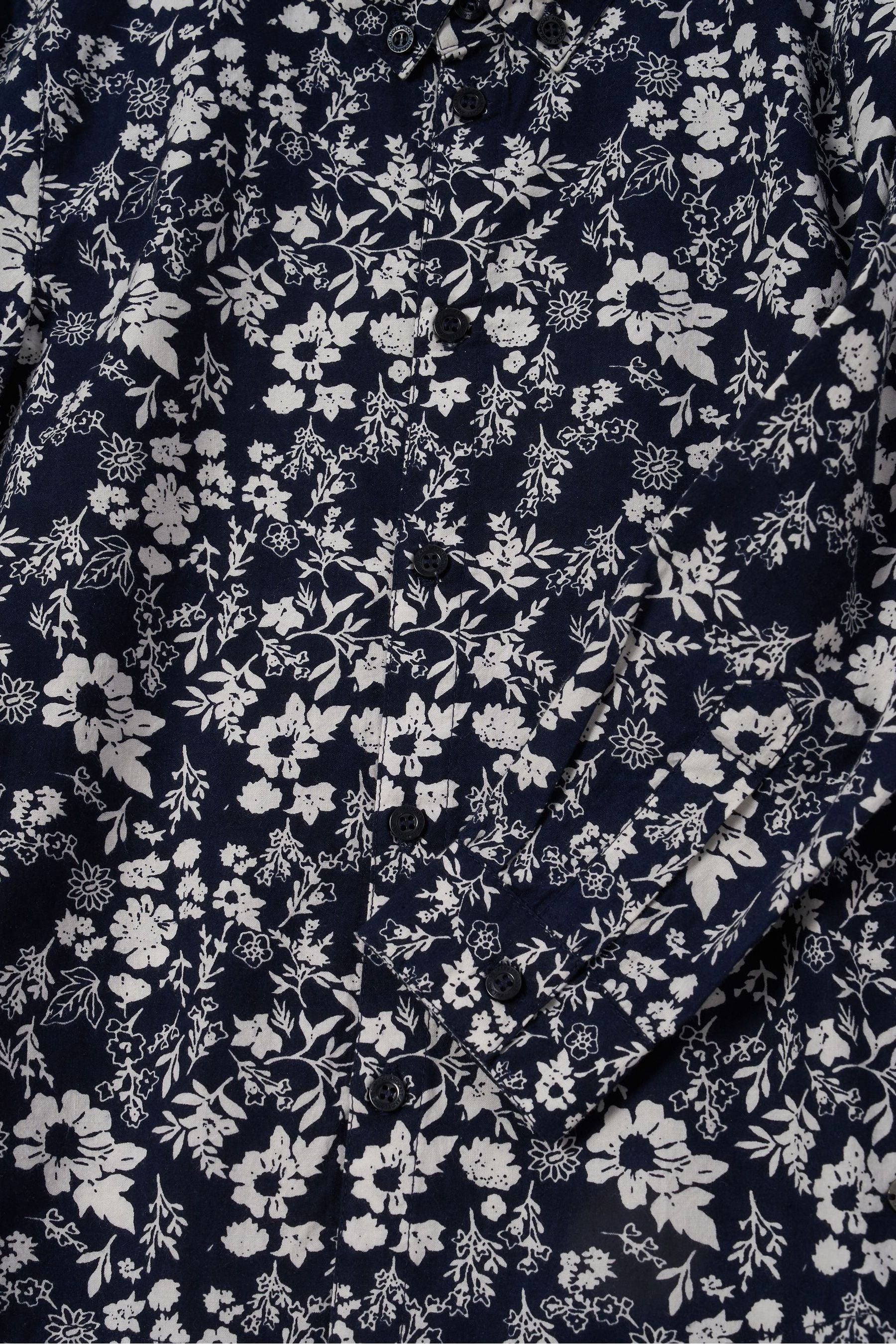 Blue Angel & Rocket Faes Floral Printed Shirt