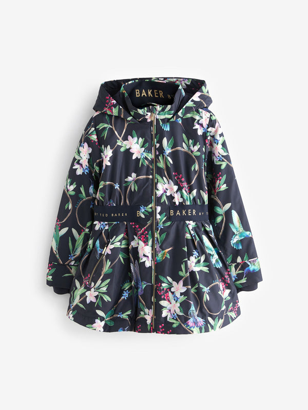 Baker by Ted Baker Shower Resistant Floral Rain Coat