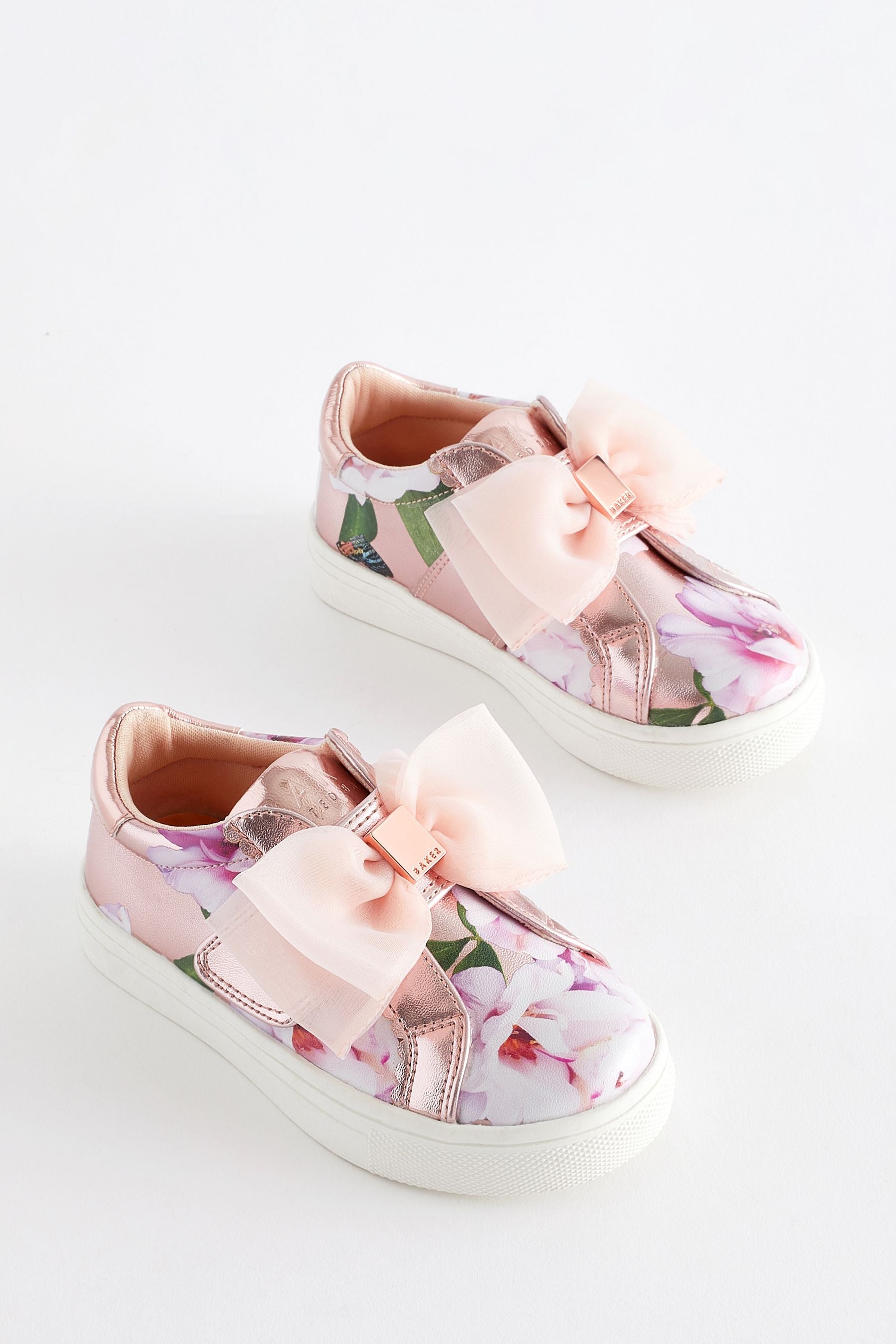 Baker by Ted Baker Girls Organza Bow Trainers