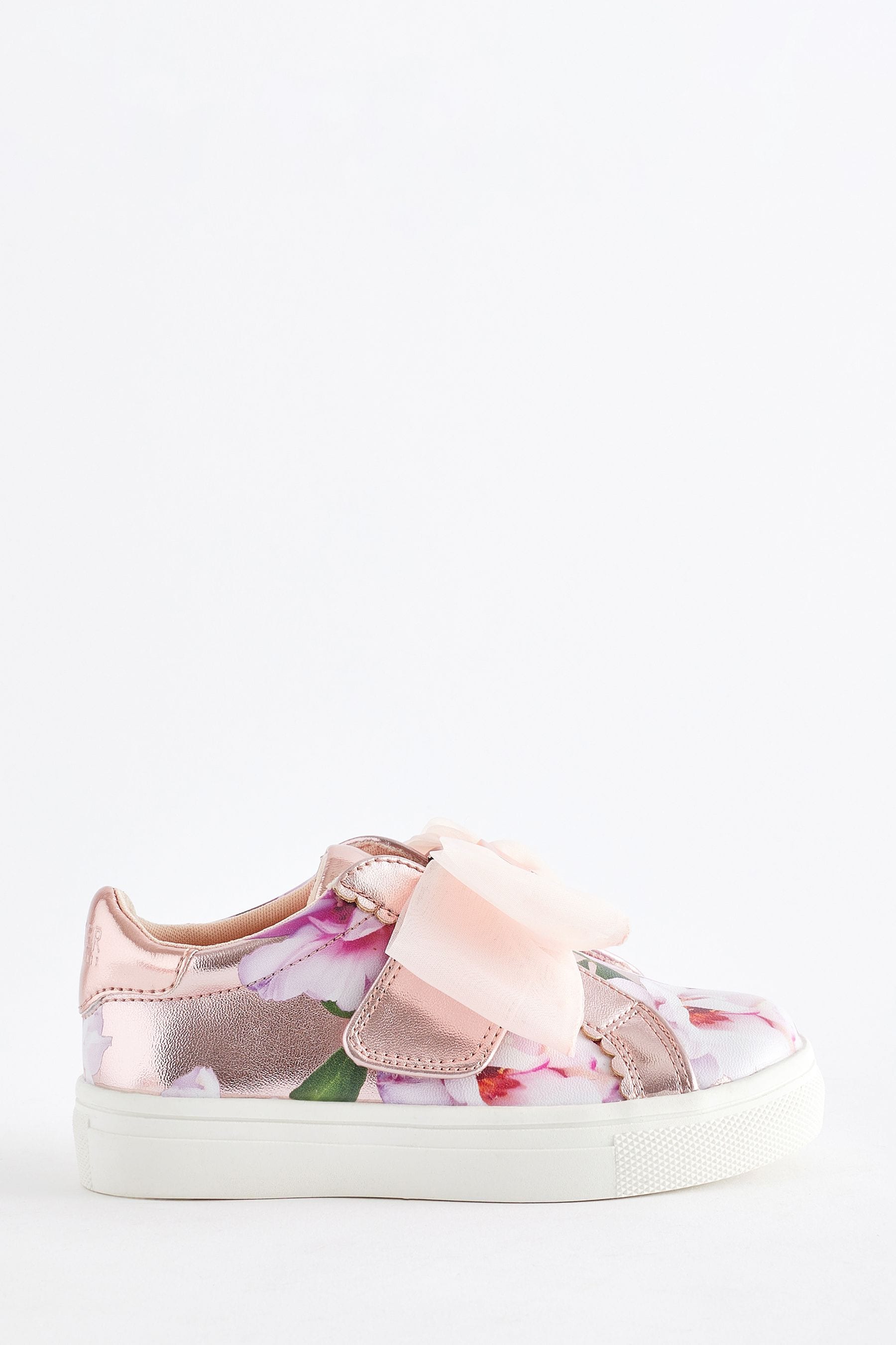 Baker by Ted Baker Girls Organza Bow Trainers