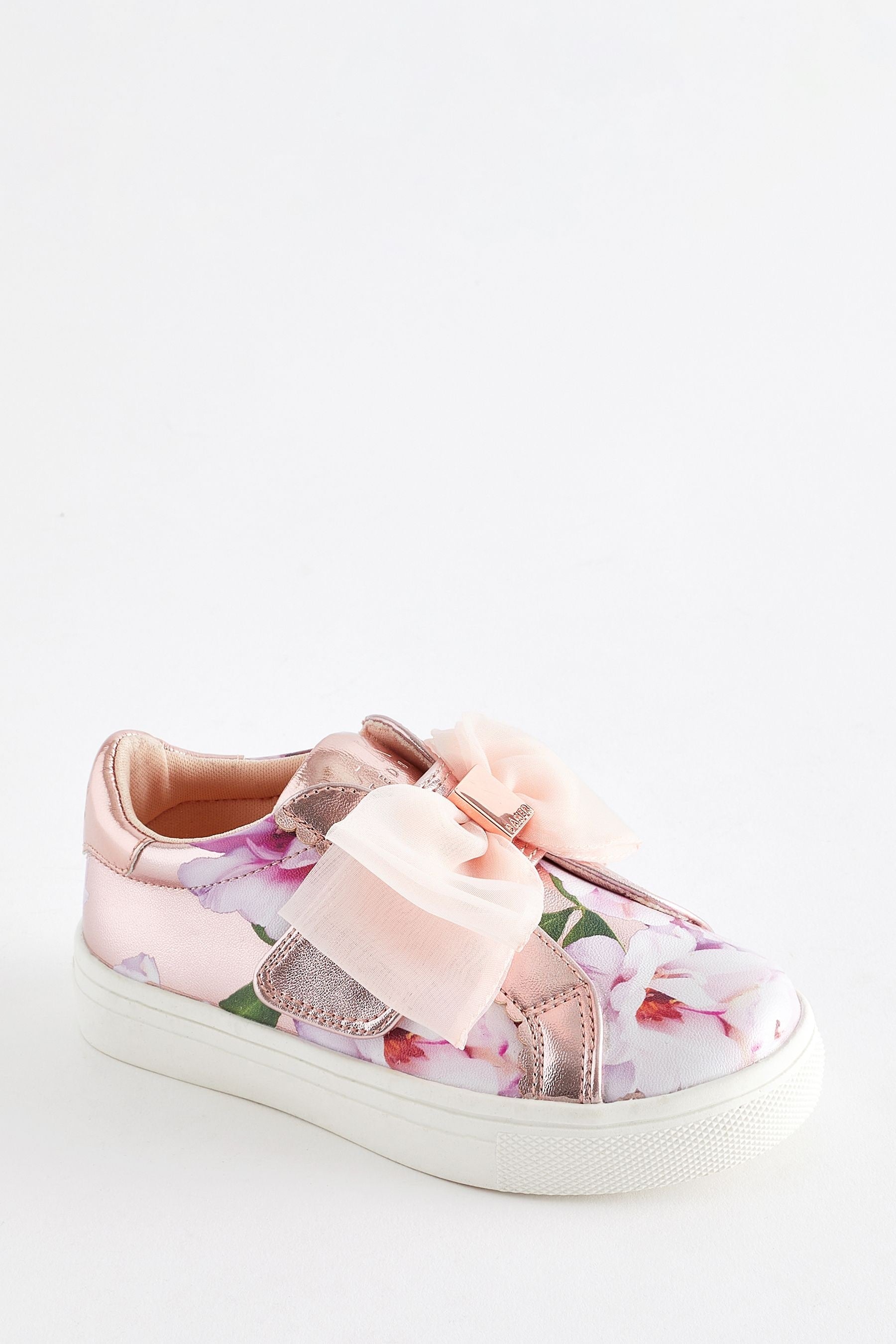 Baker by Ted Baker Girls Organza Bow Trainers