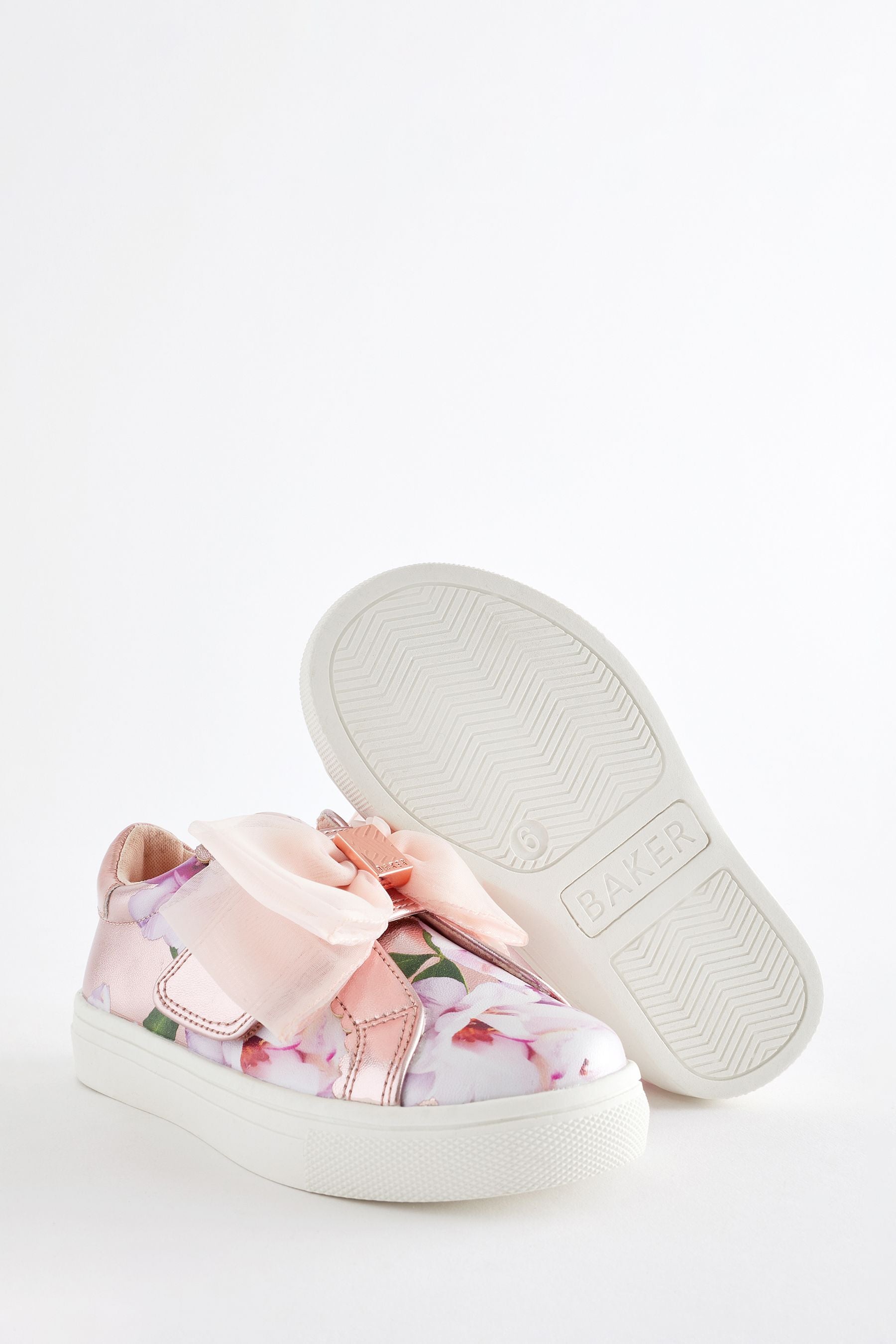 Baker by Ted Baker Girls Organza Bow Trainers