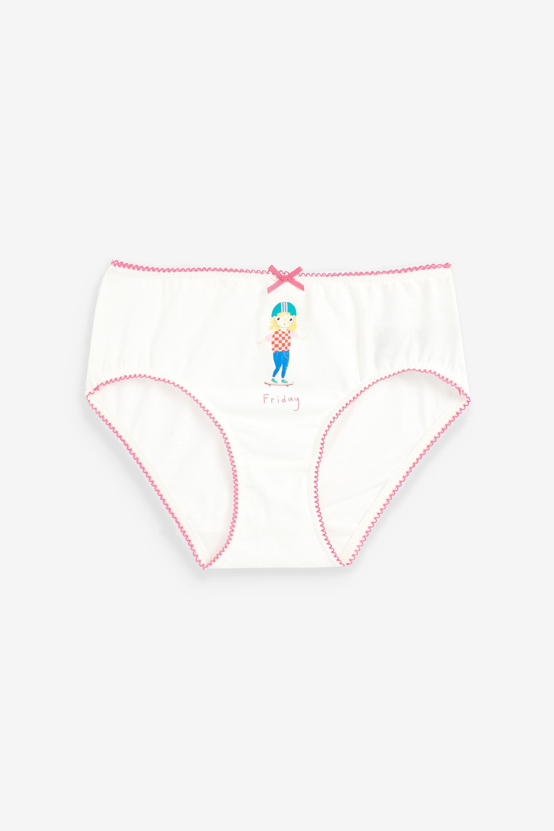 White Days Of The Week Briefs 7 Pack (1.5-12yrs)