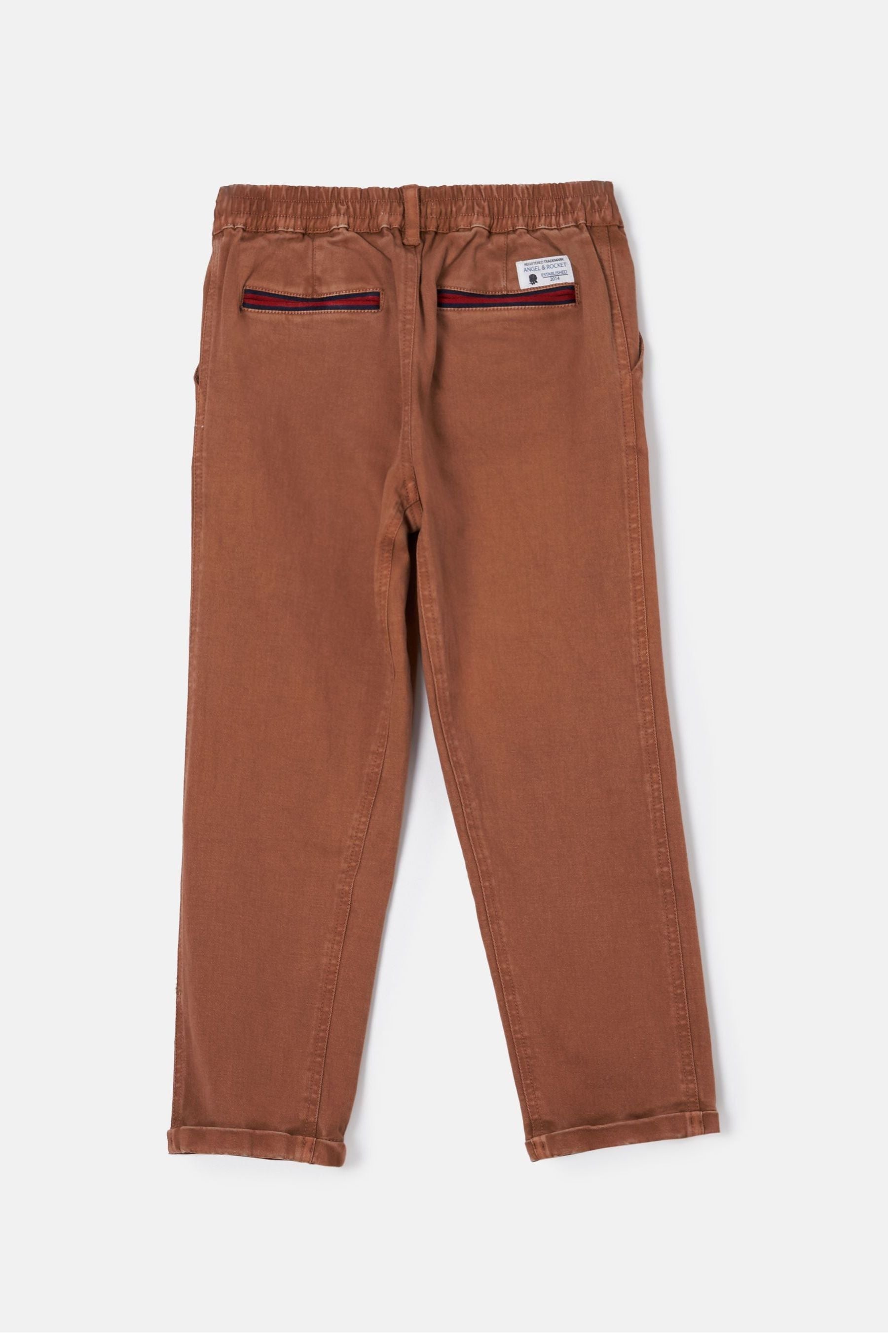 Brown Angel & Rocket Oscar Smart Washed Chino Trousers