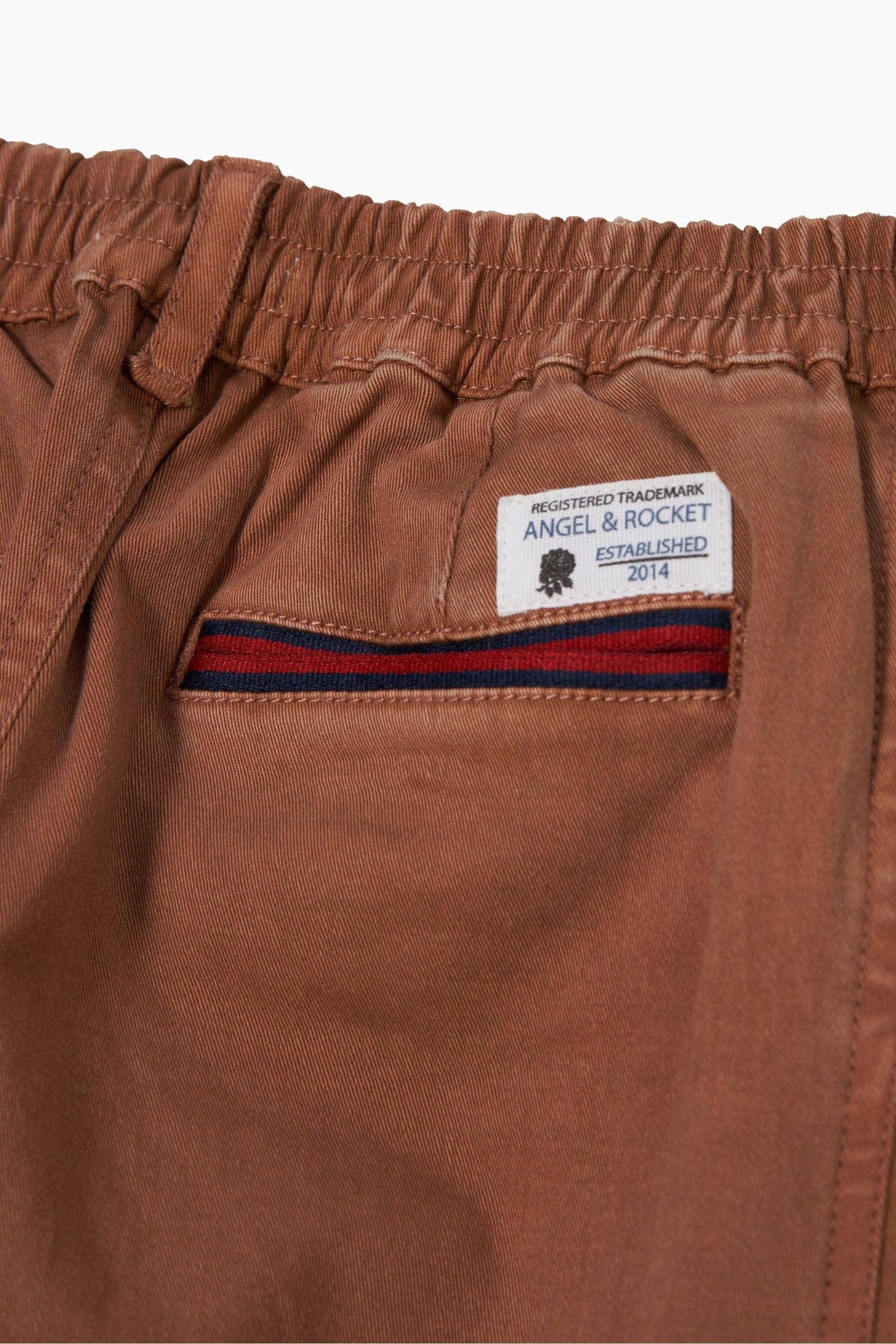 Brown Angel & Rocket Oscar Smart Washed Chino Trousers