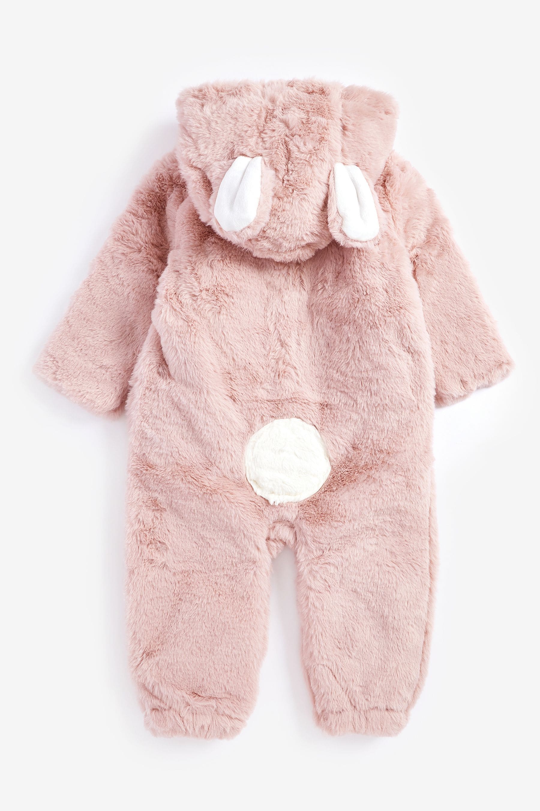 Pink Bunny Baby Pramsuit (0mths-2yrs)-<span style="color: #ff2a00;">Fawry</span>