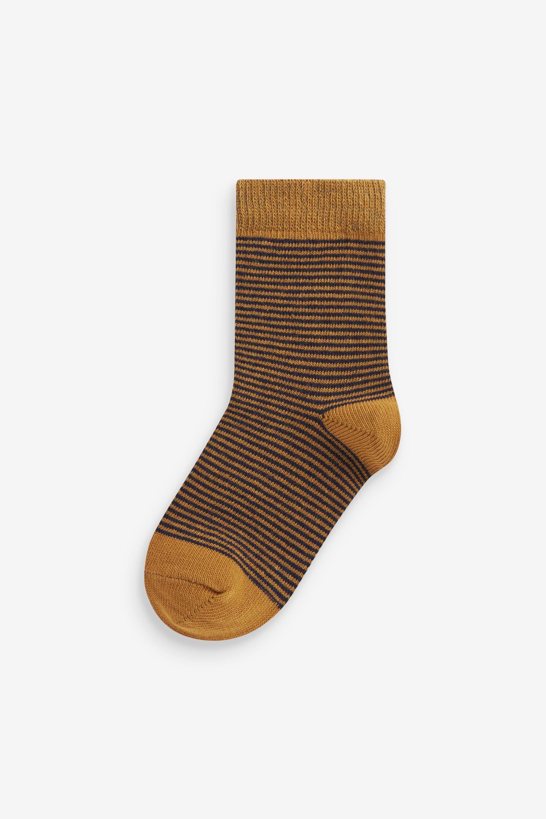 Multi Stripe Cotton Rich Socks 7 Pack