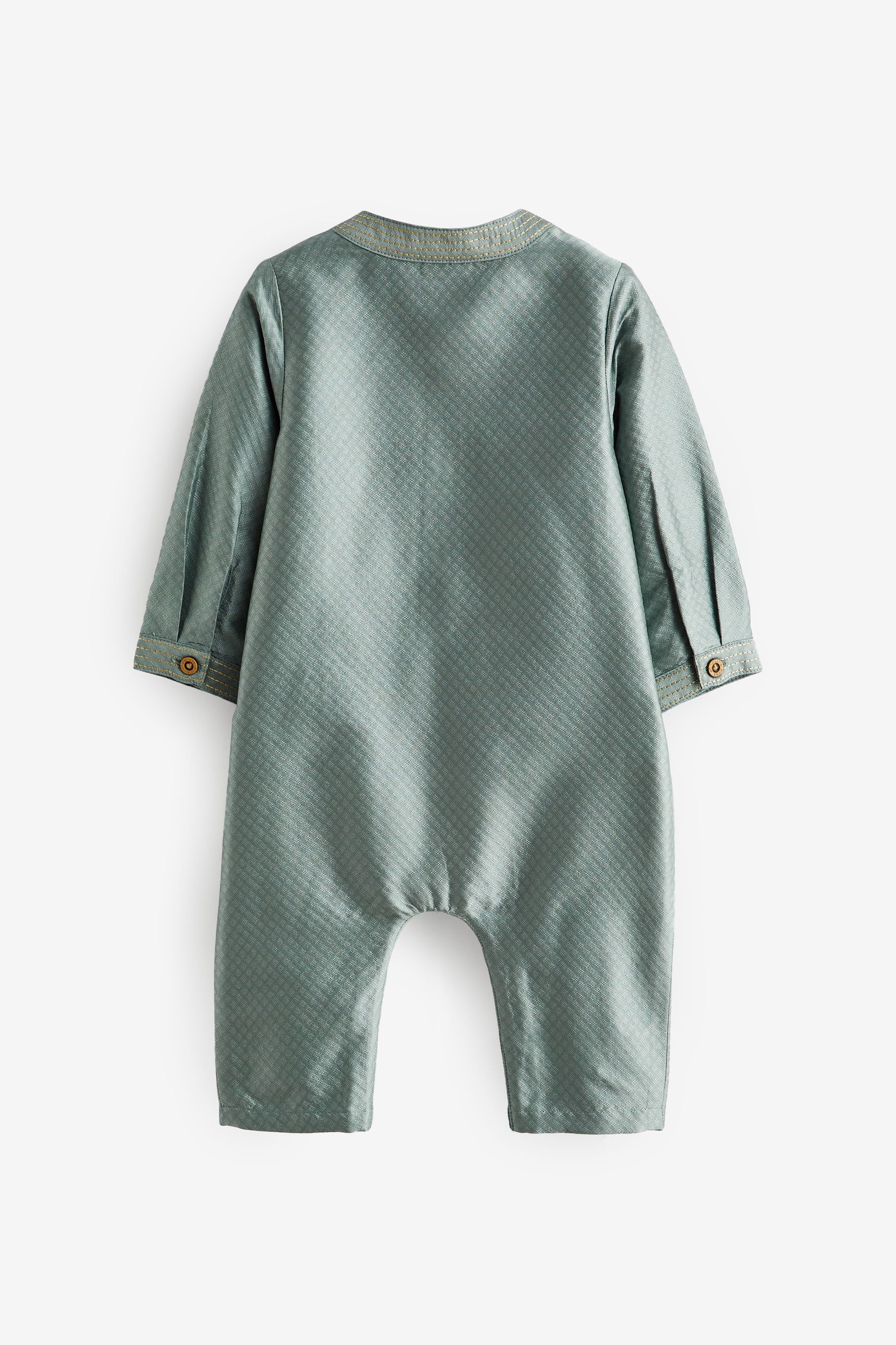 Green Occasion Baby Romper (0mths-2yrs)