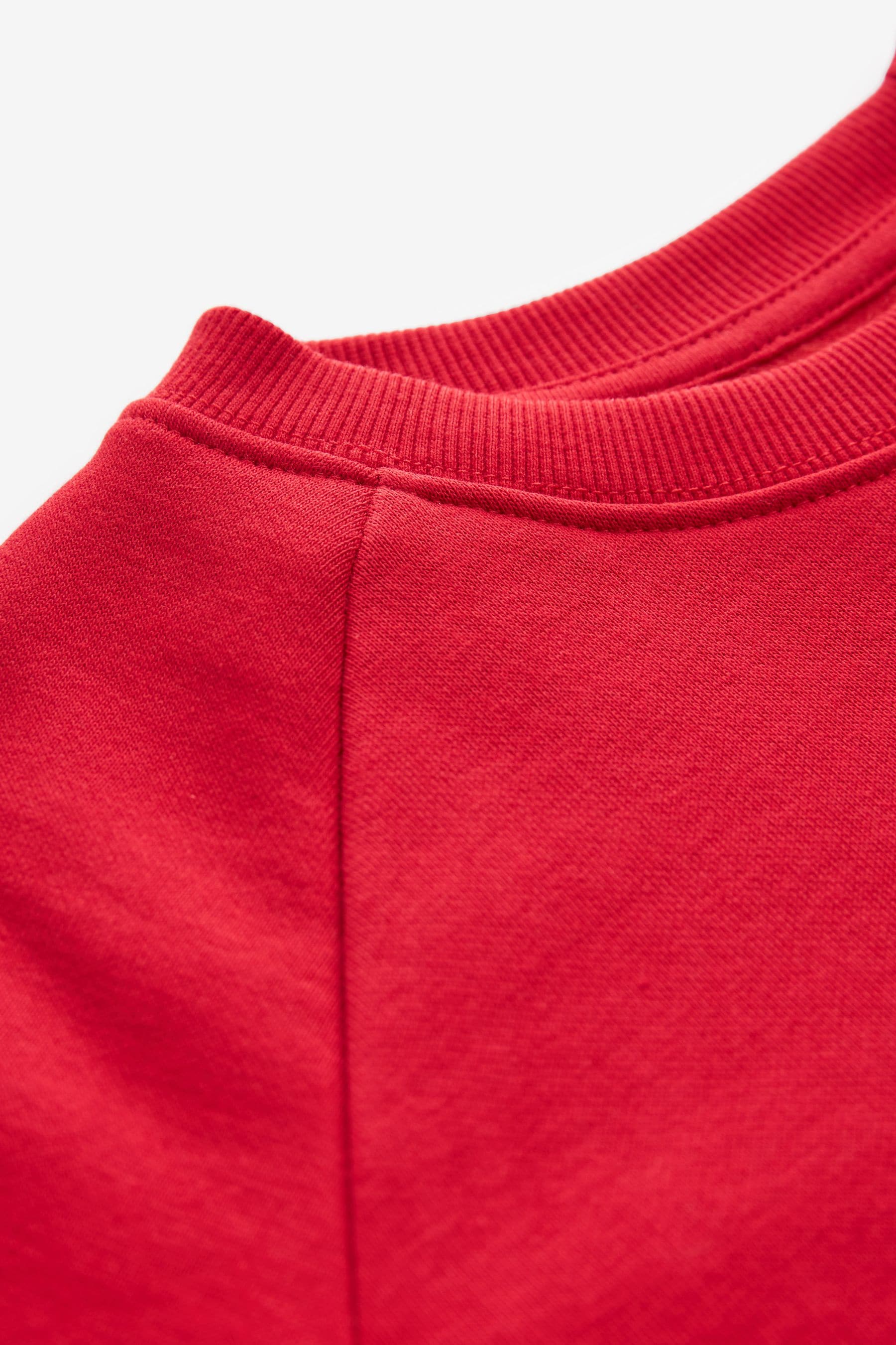 Red 1 Pack Crew Neck School Sweater (3-16yrs)