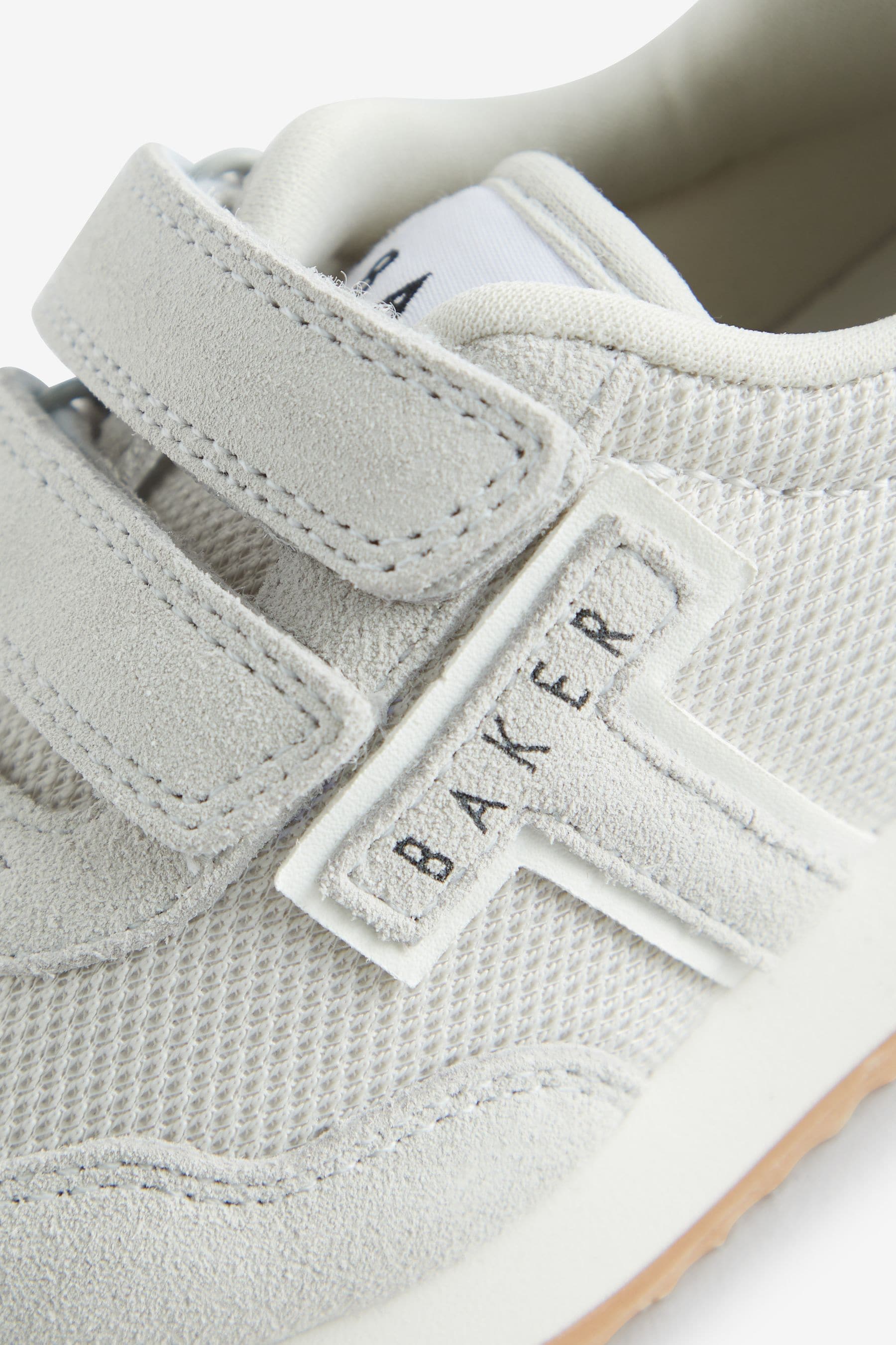 Baker by Ted Baker Boys Stone Suede Logo Trainers