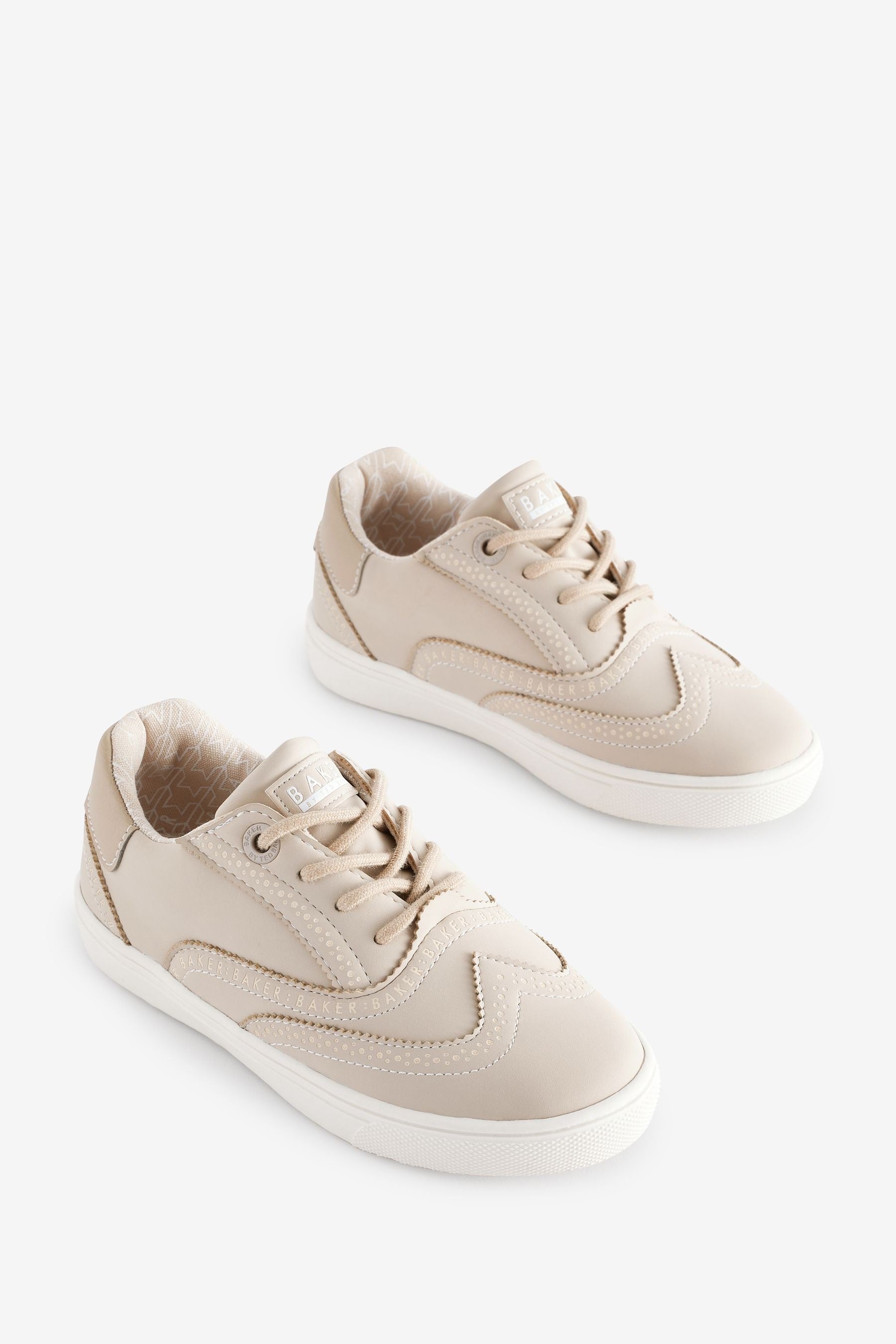 Stone Baker by Ted Baker Boys Stone Brogue Shoes