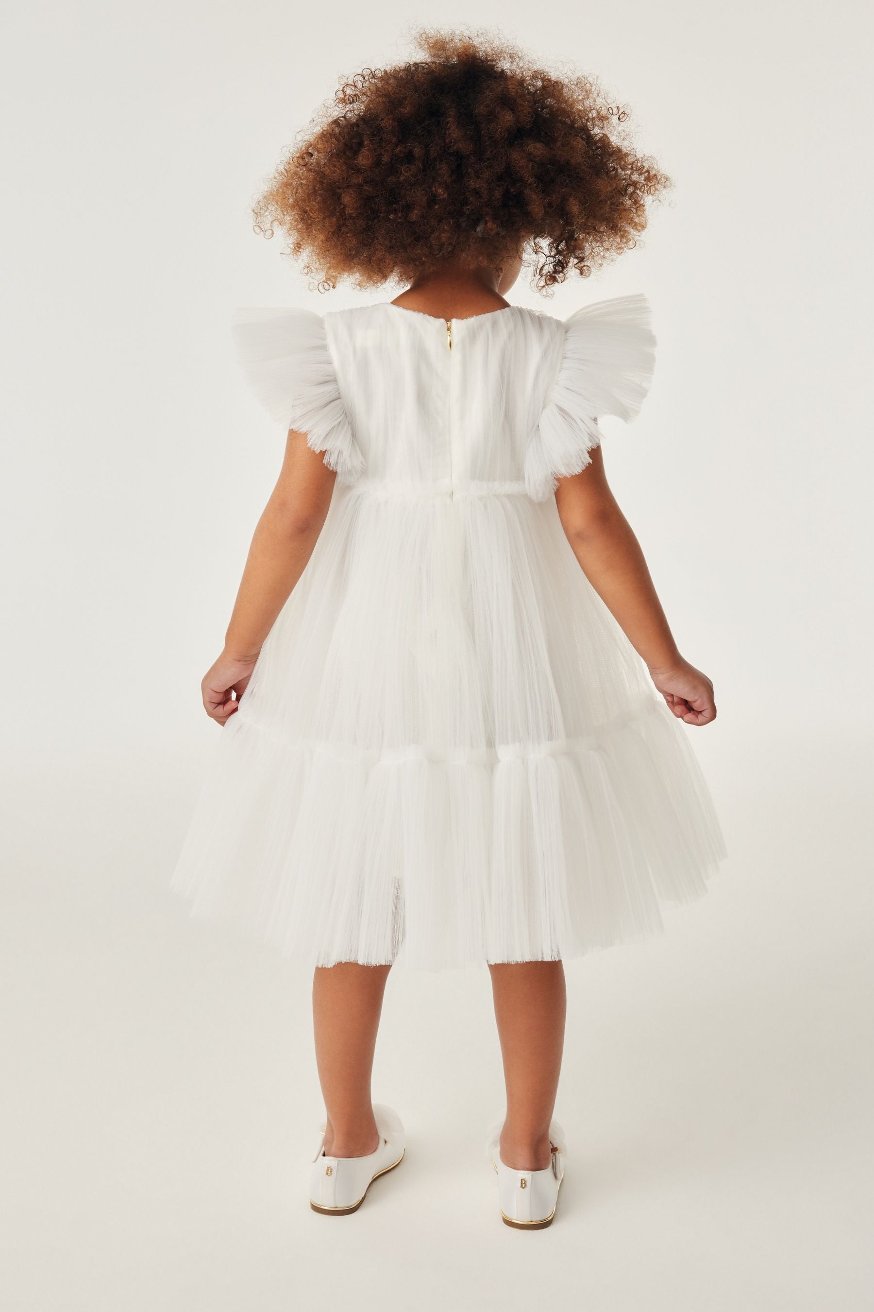 Baker by Ted Baker Ivory Tulle Occasion Dress