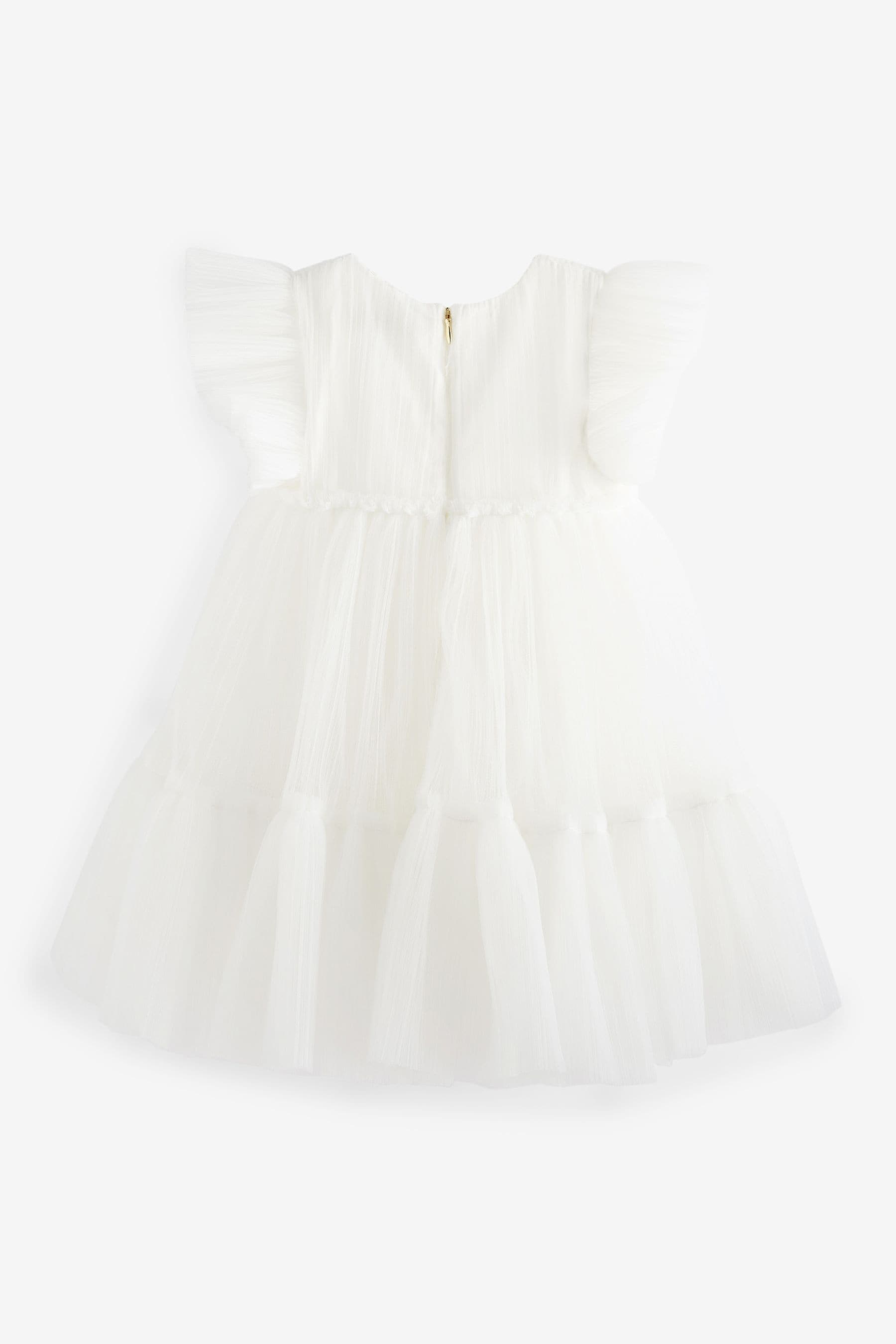 Baker by Ted Baker Ivory Tulle Occasion Dress