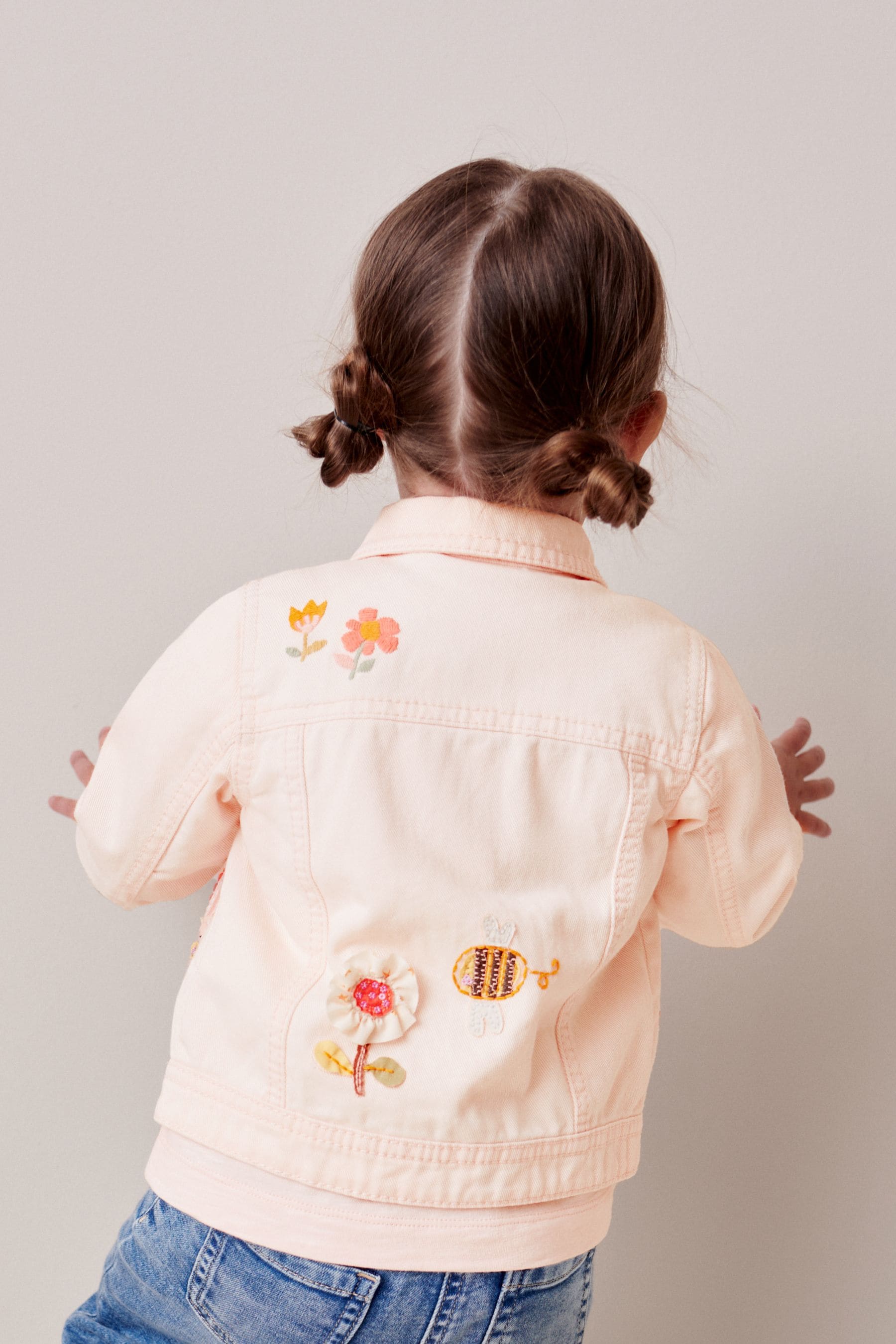 Peach Pink Character Western Jacket (3mths-7yrs)