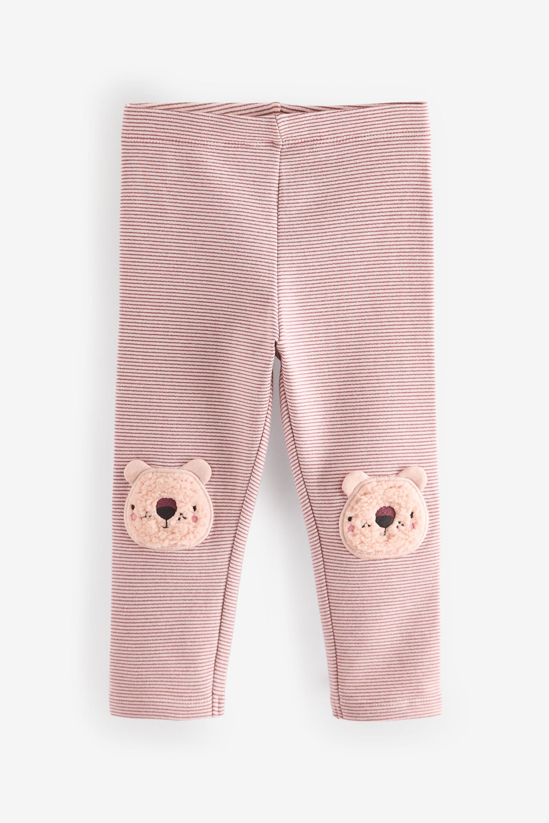 Striped Bear Embellished Leggings (3mths-7yrs)