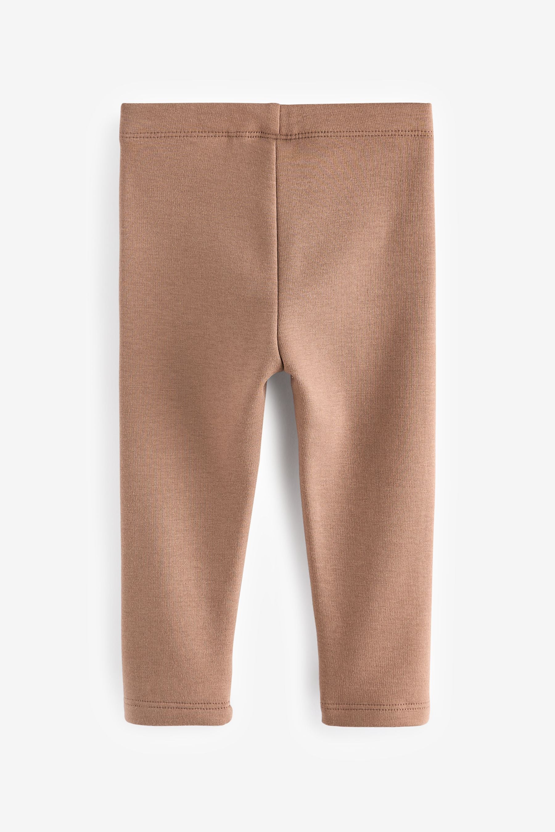 Tan Brown Cosy Fleece Lined Leggings (3mths-7yrs)