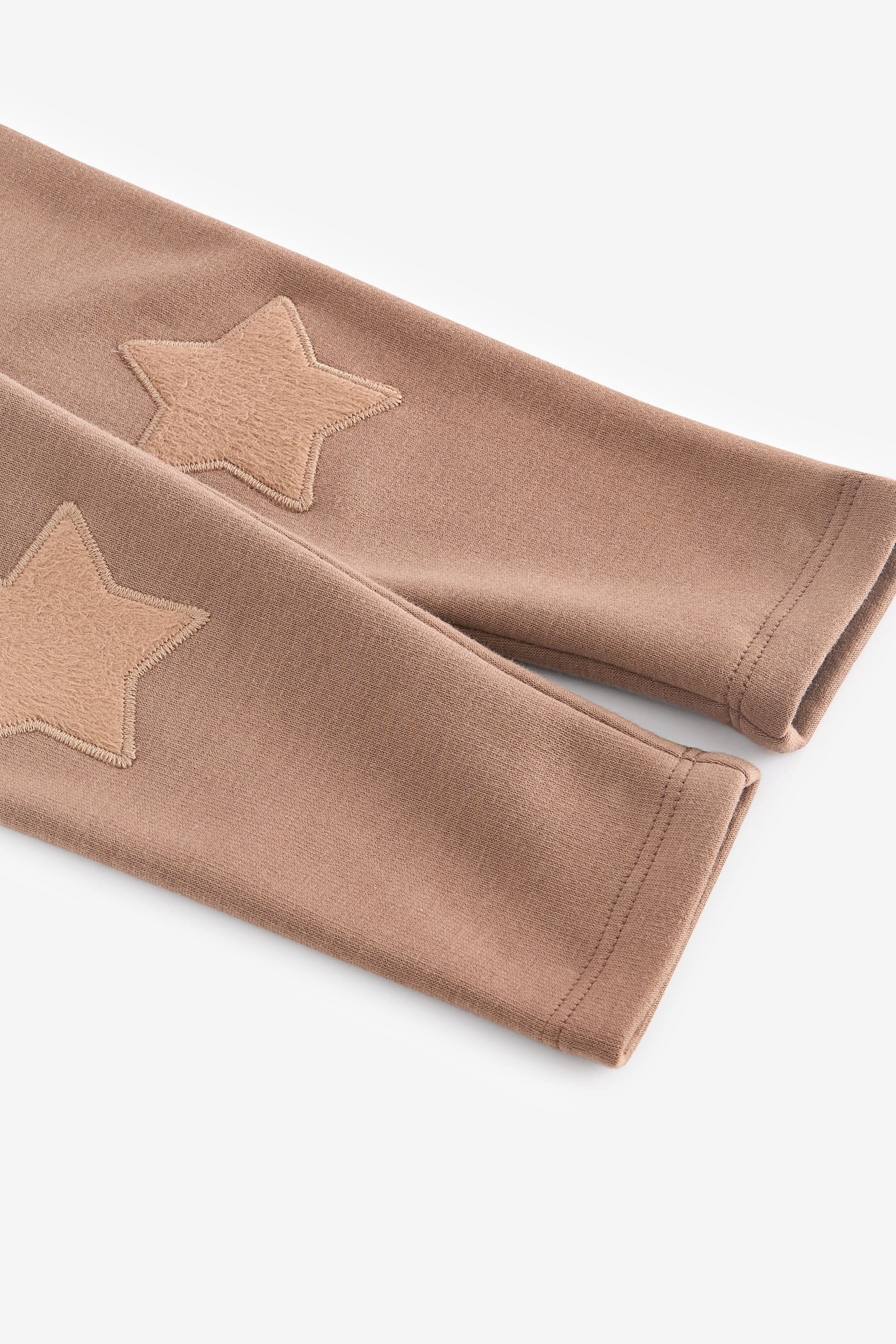 Tan Brown Cosy Fleece Lined Leggings (3mths-7yrs)