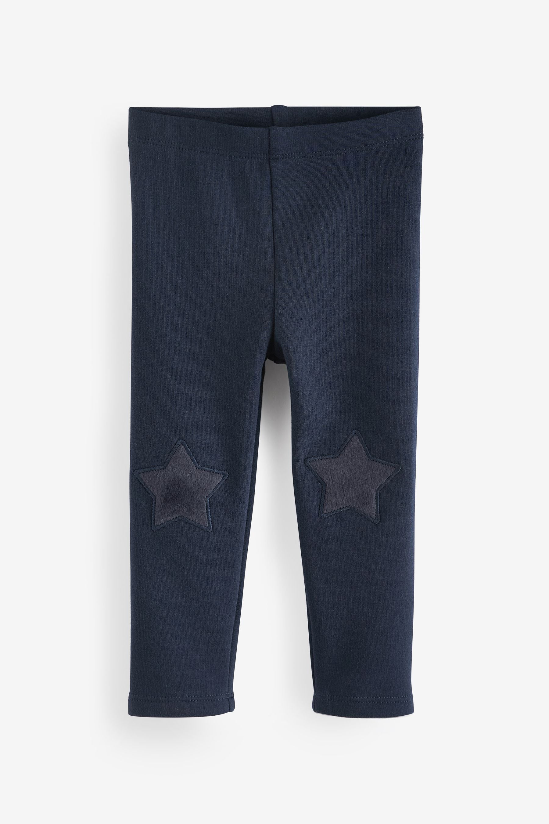 Navy Cosy Fleece Lined Leggings (3mths-7yrs)