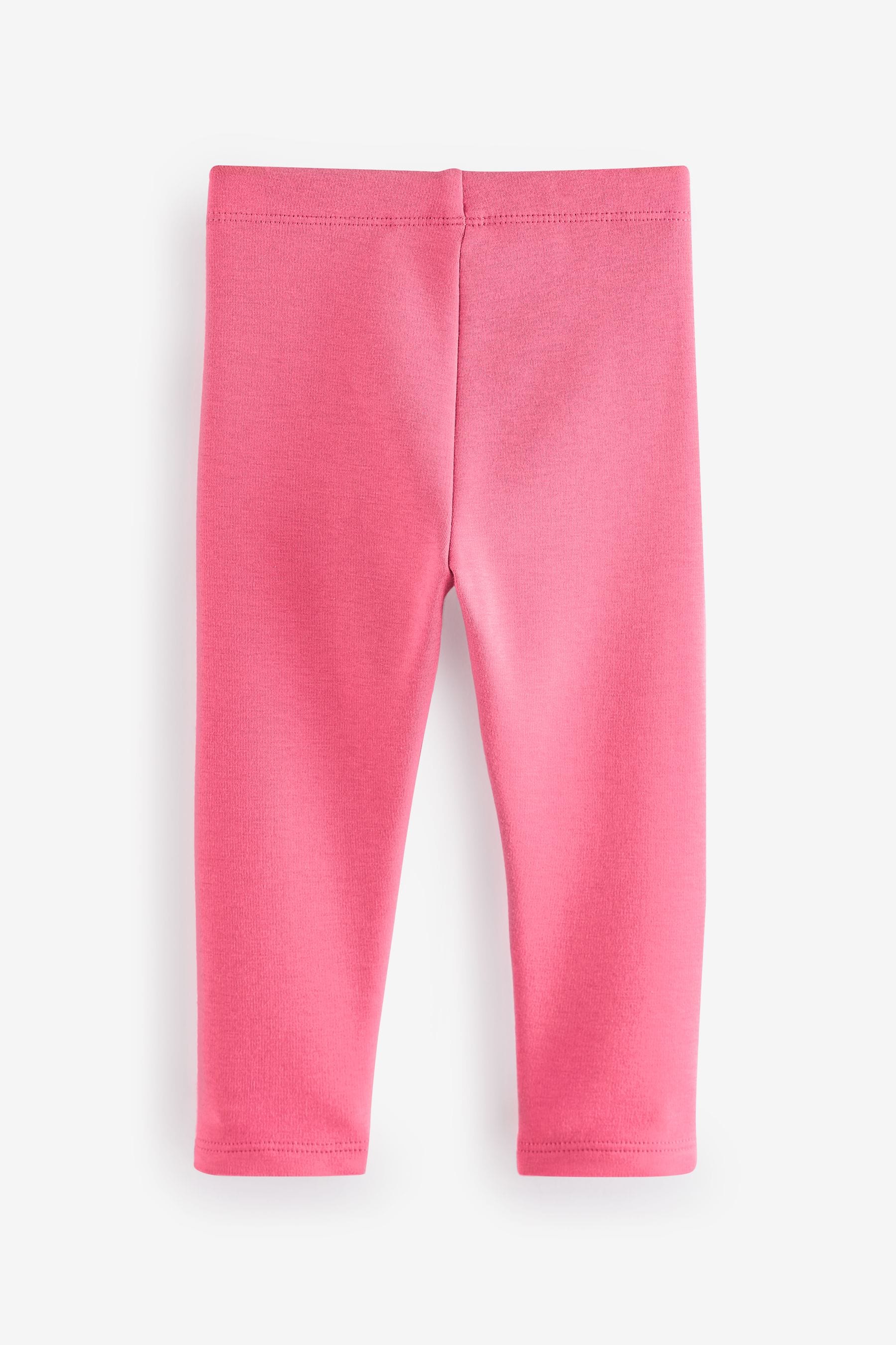 Pink Cosy Fleece Lined Leggings (3mths-7yrs)