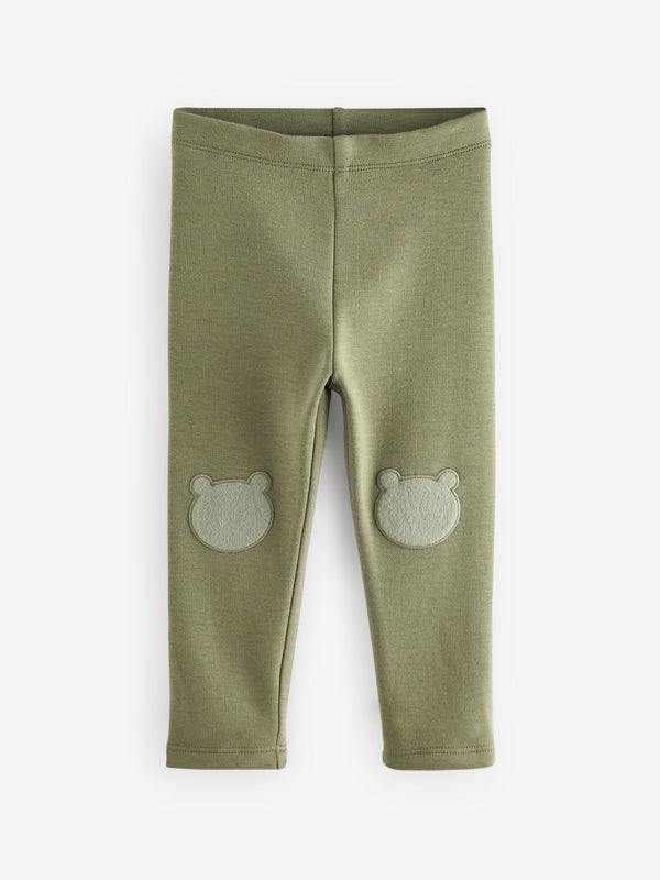 Green Cosy Fleece Lined Leggings (3mths-7yrs)