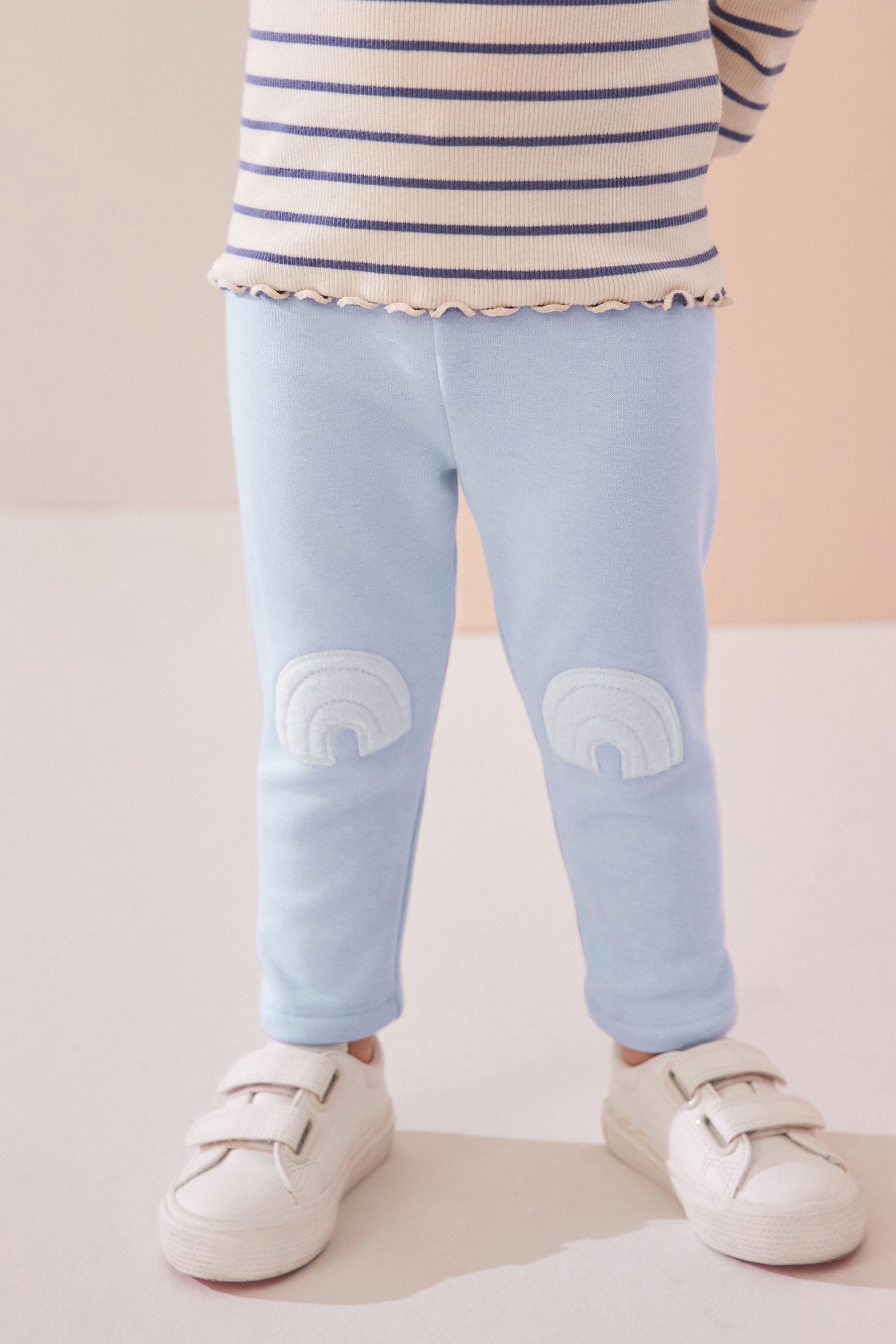 Pale Blue Cosy Fleece Lined Leggings (3mths-7yrs)