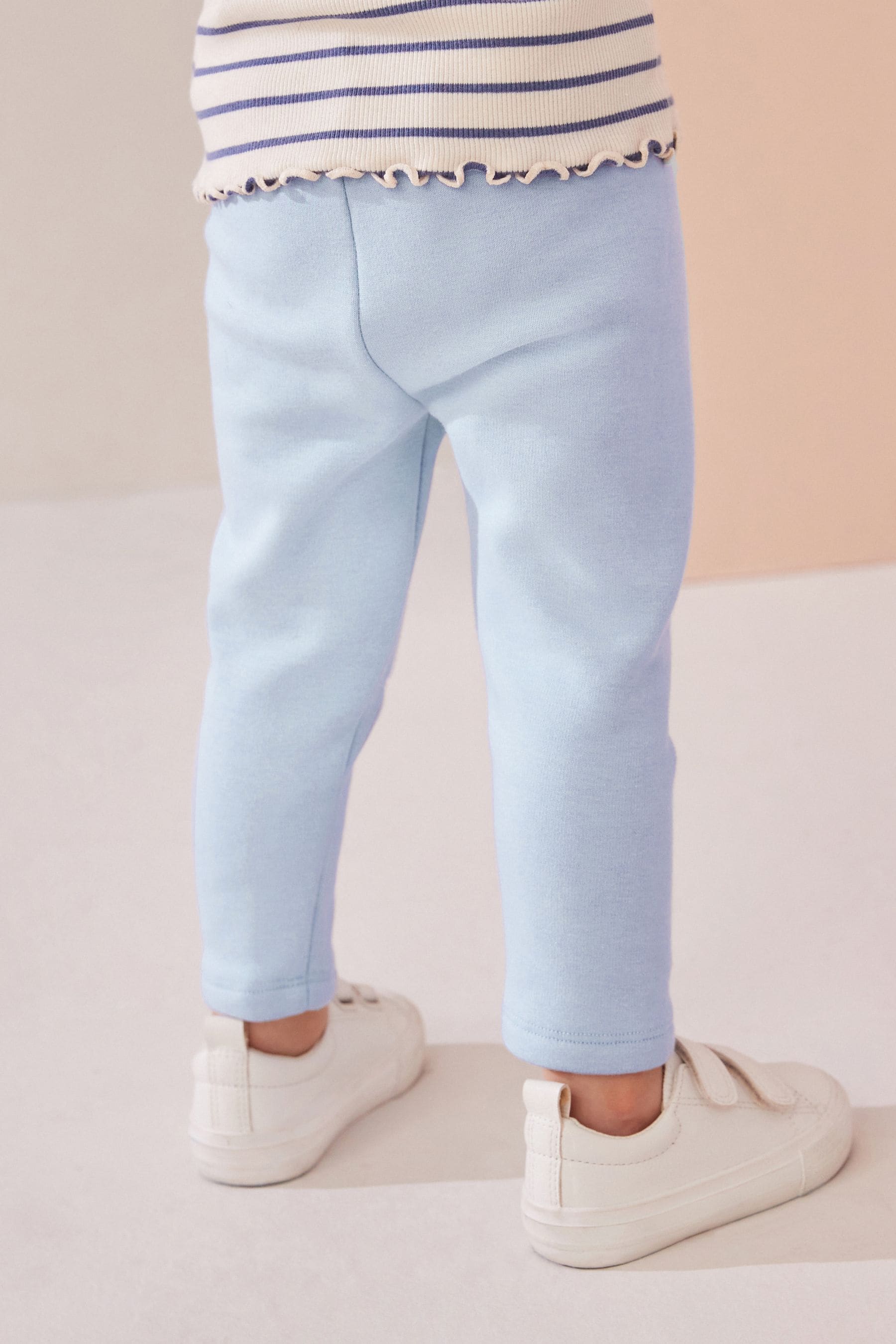 Pale Blue Cosy Fleece Lined Leggings (3mths-7yrs)