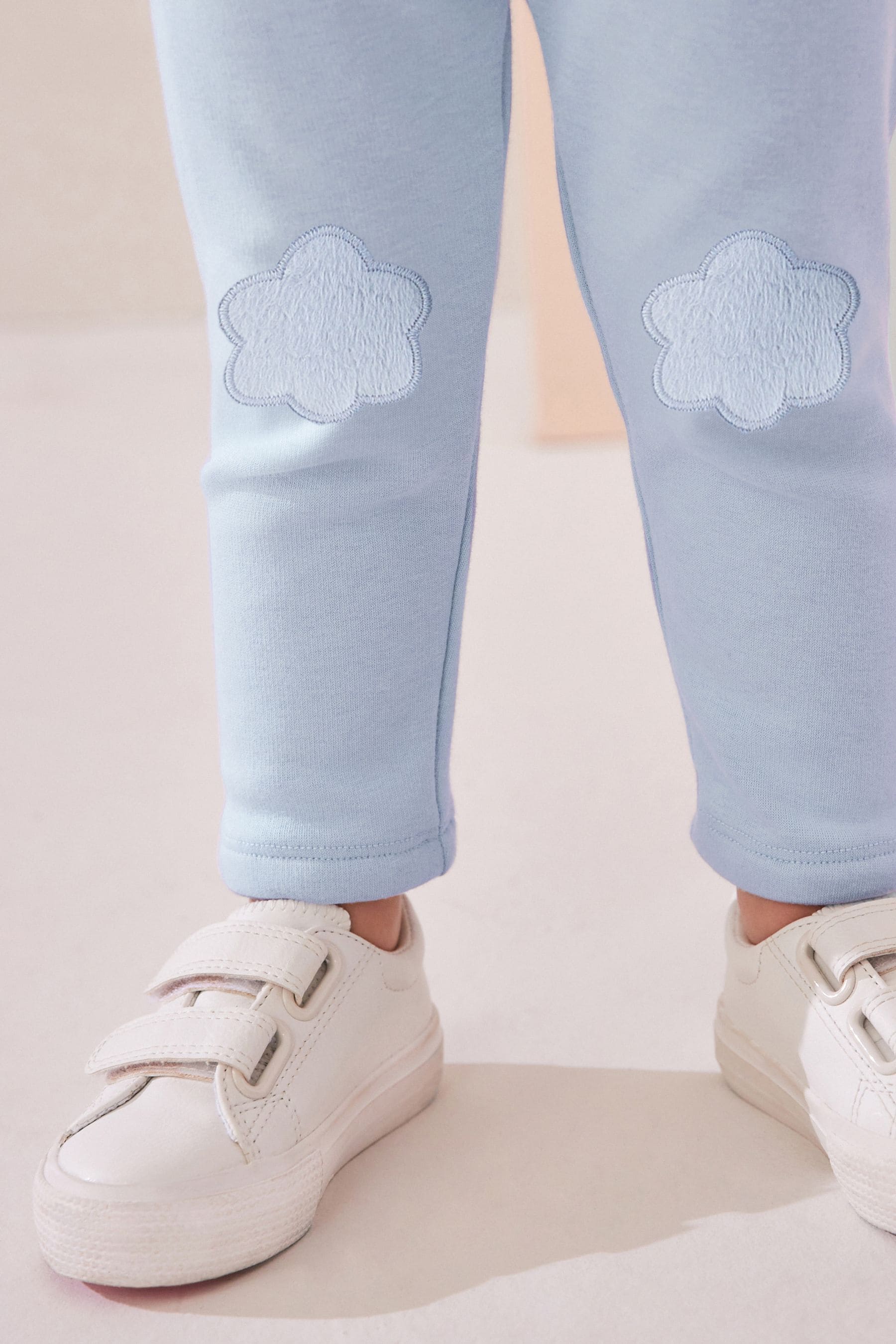 Pale Blue Cosy Fleece Lined Leggings (3mths-7yrs)