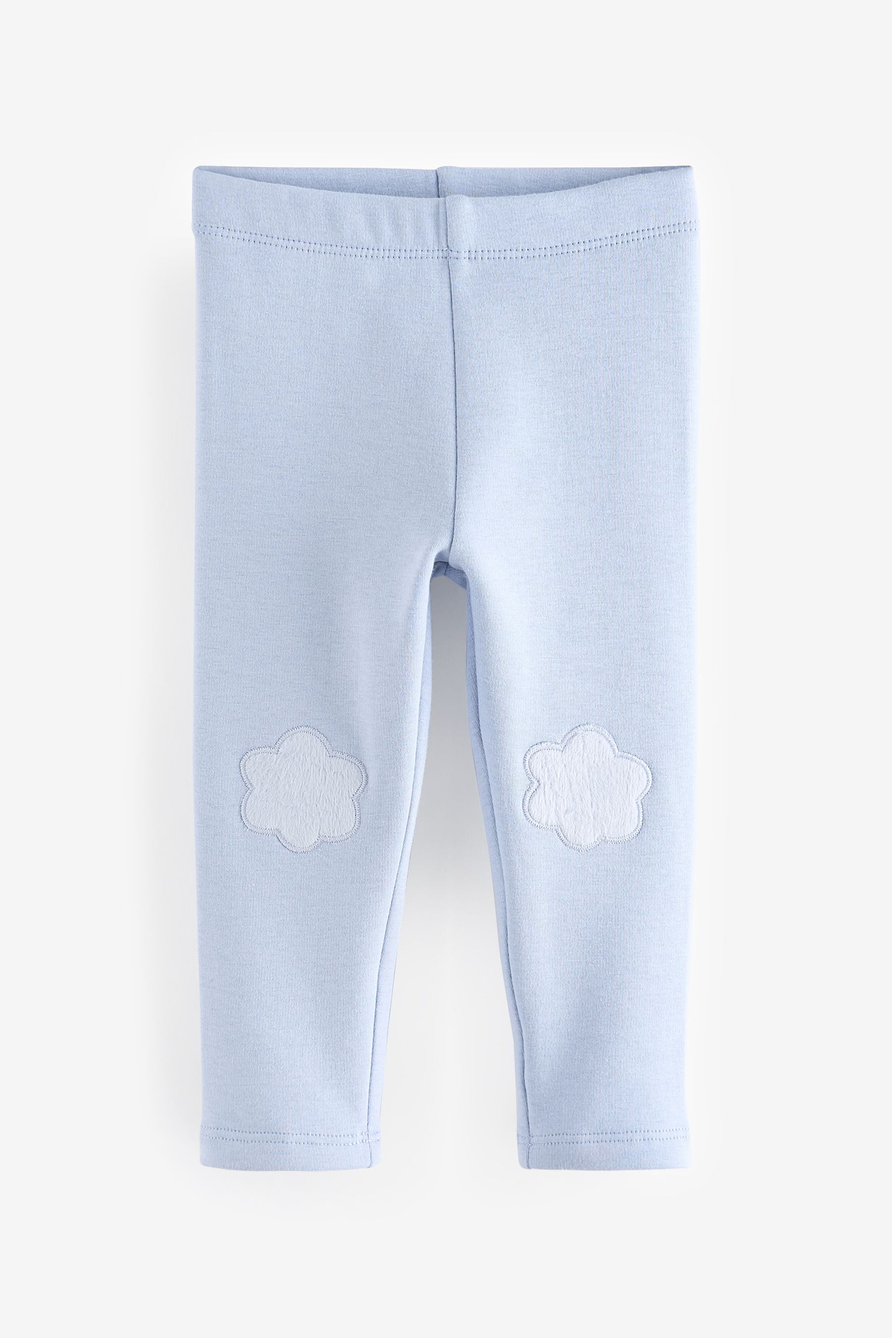 Pale Blue Cosy Fleece Lined Leggings (3mths-7yrs)