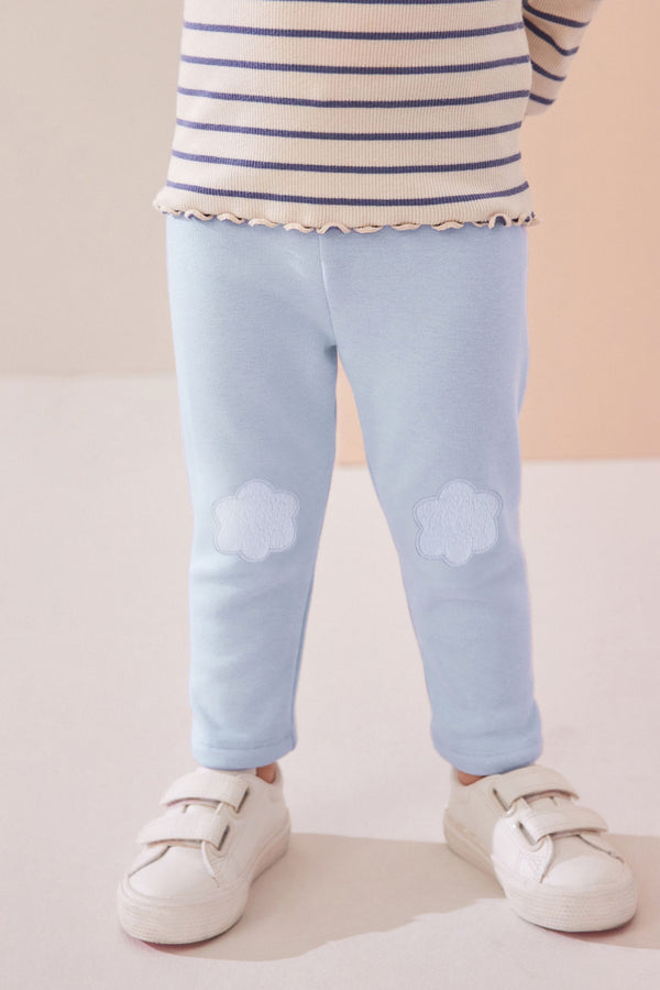 Pale Blue Cosy Fleece Lined Leggings (3mths-7yrs)