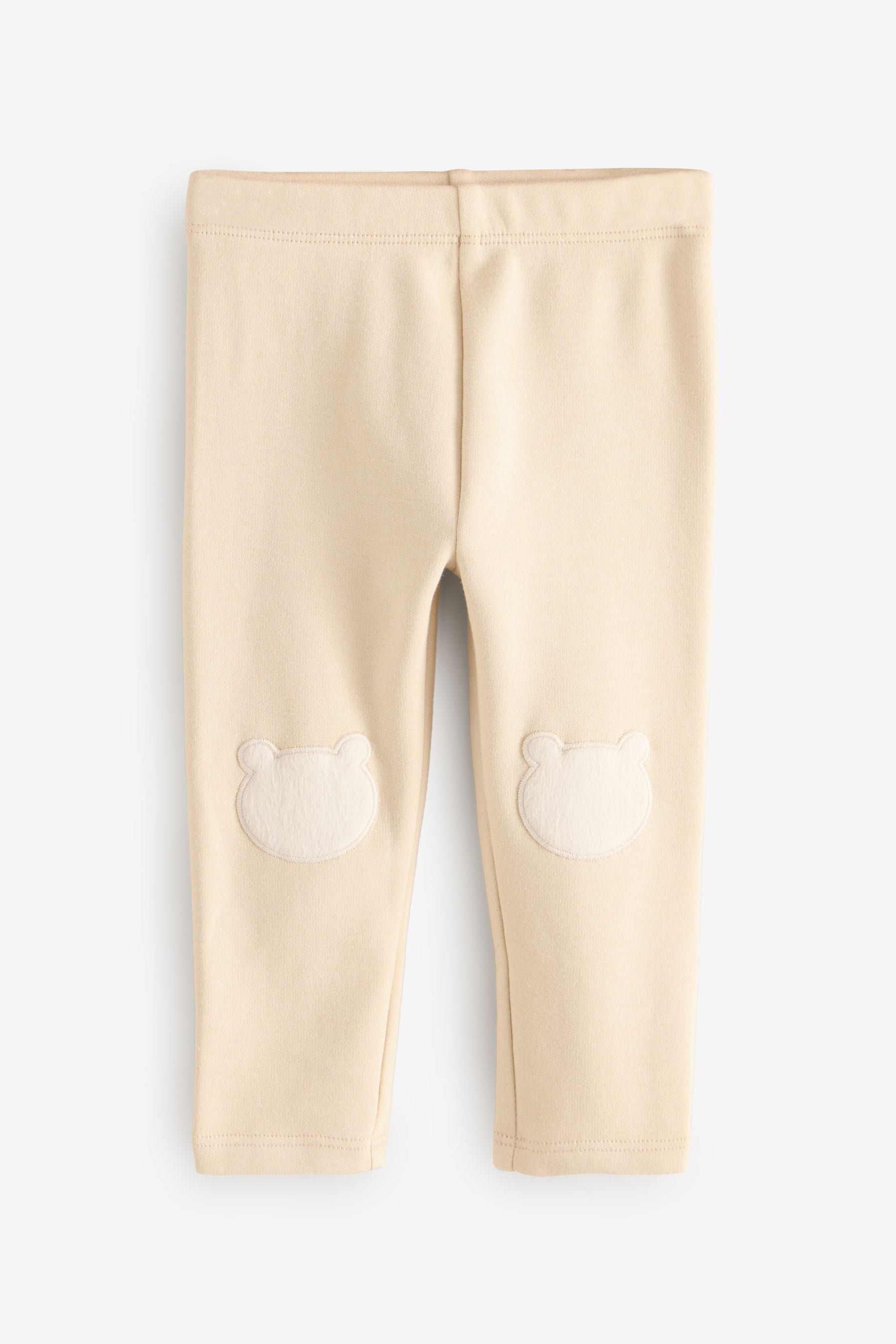 Cream Cosy Fleece Lined Leggings (3mths-7yrs)