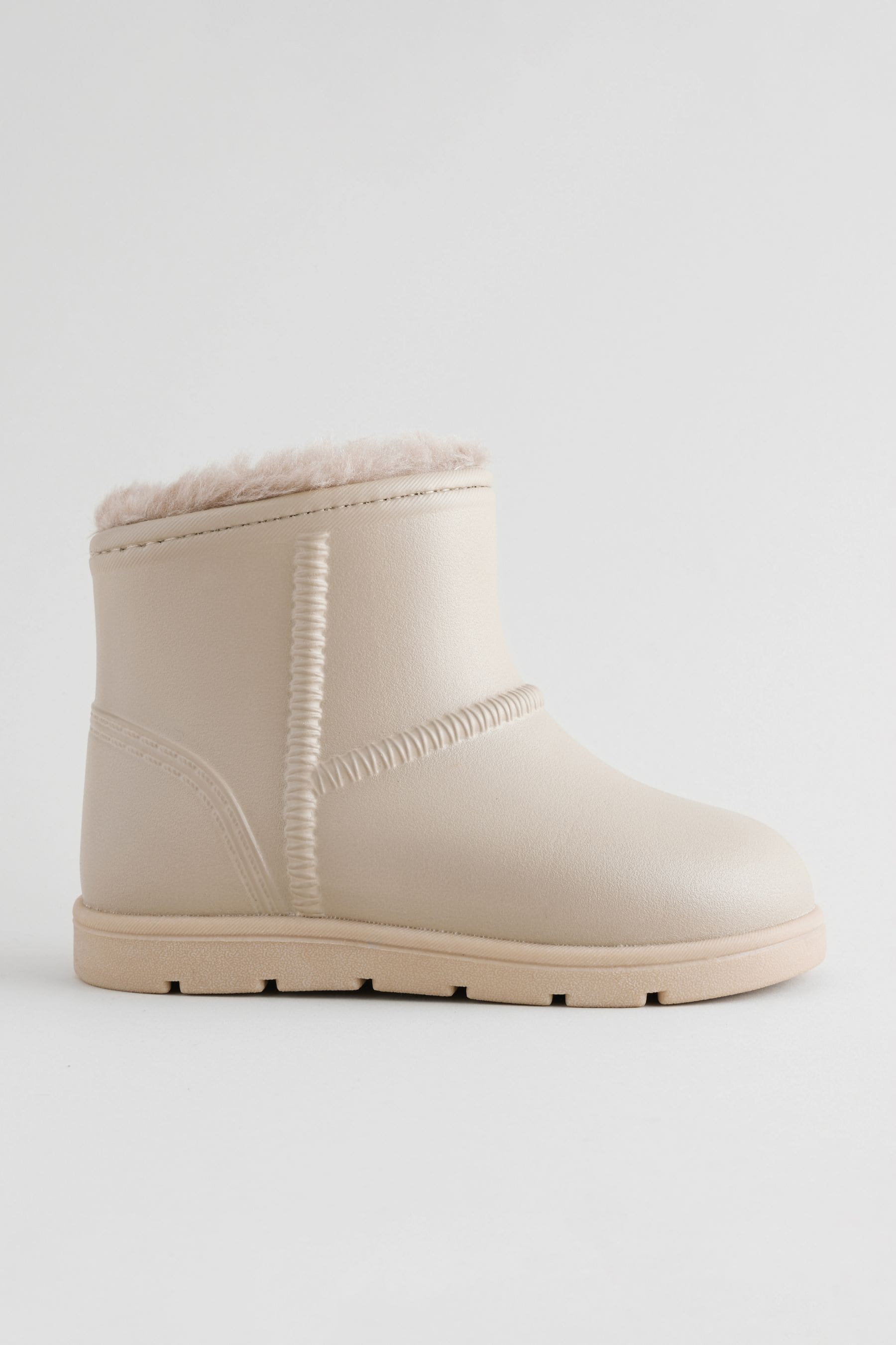 Neutral Warm Lined  Lightweight Ankle Boot Wellies