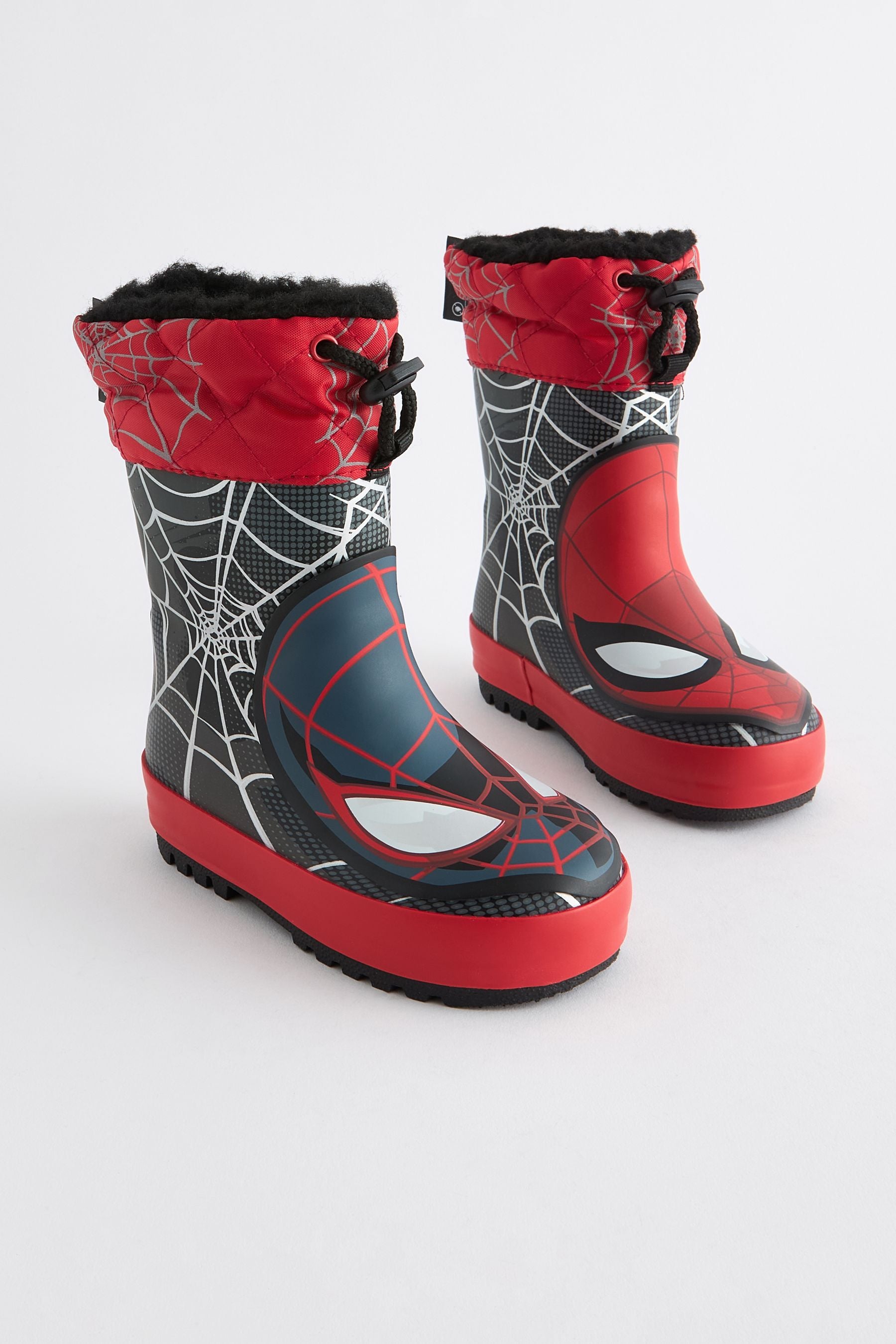 Red/Black Spider Man Cuff Wellies