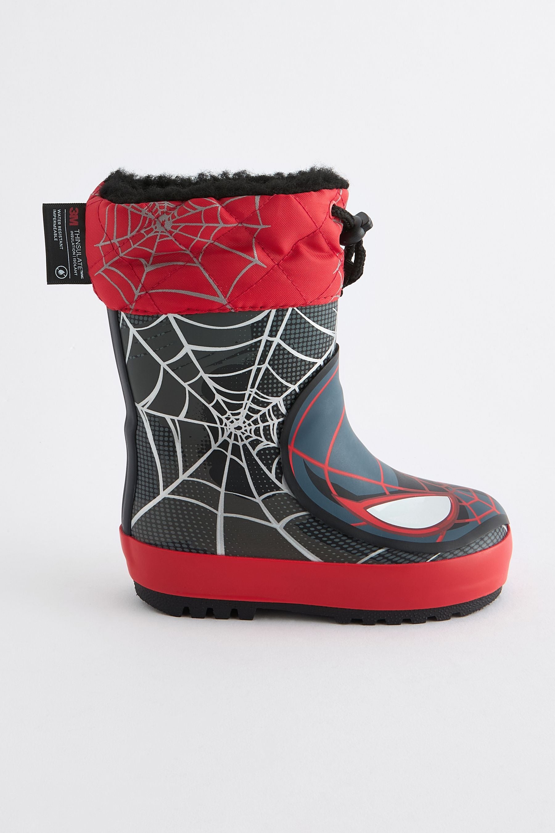 Red/Black Spider Man Cuff Wellies