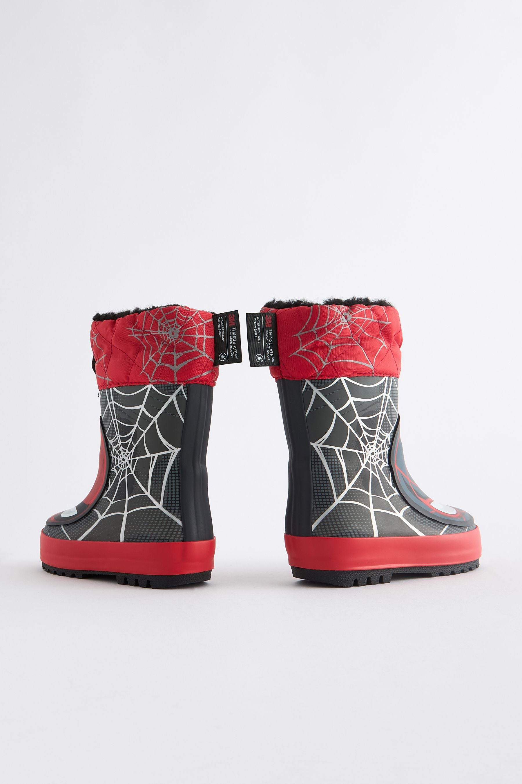 Red/Black Spider Man Cuff Wellies