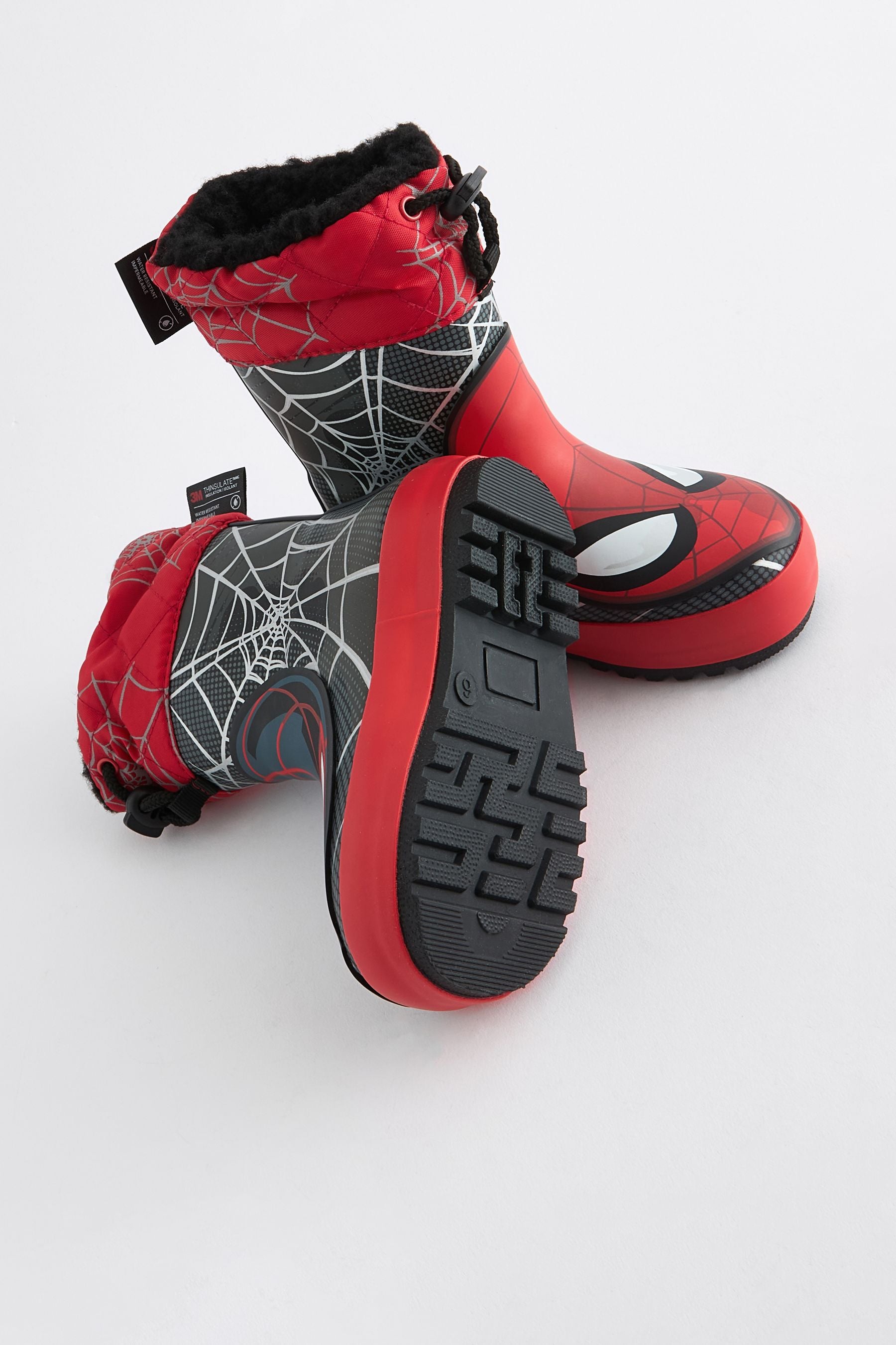 Red/Black Spider Man Cuff Wellies