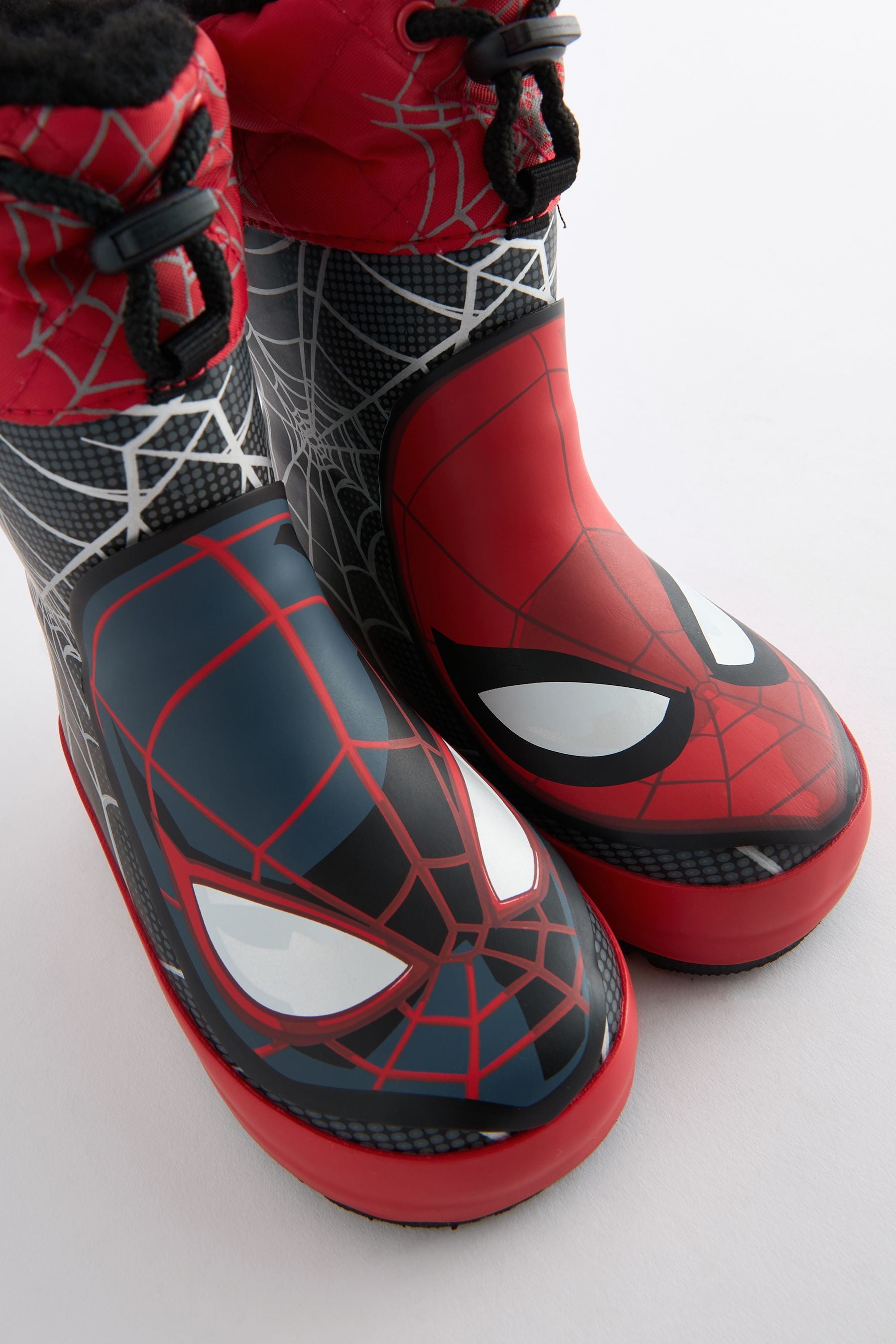 Red/Black Spider Man Cuff Wellies