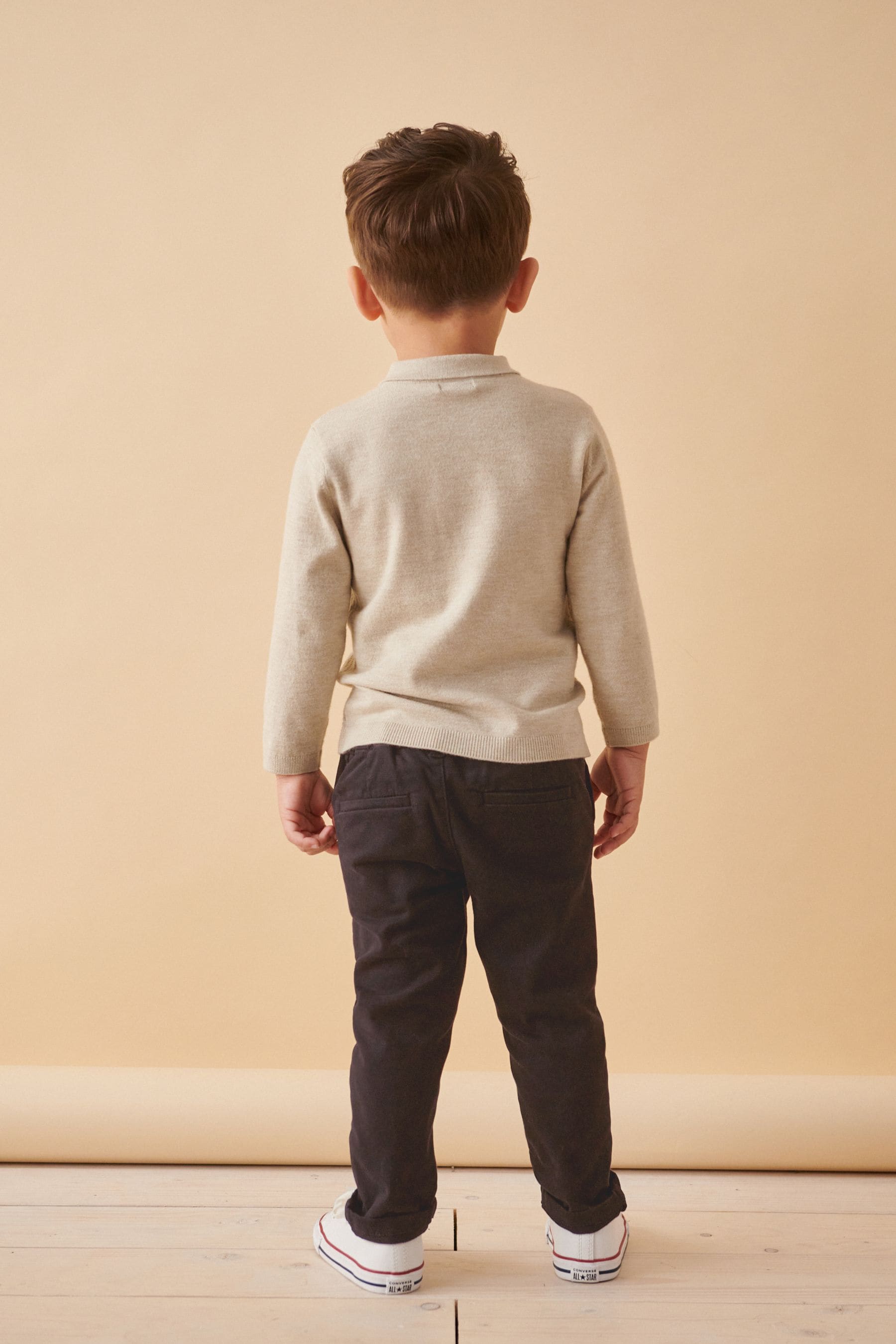 Brown Stretch Chinos Trousers (3mths-7yrs)