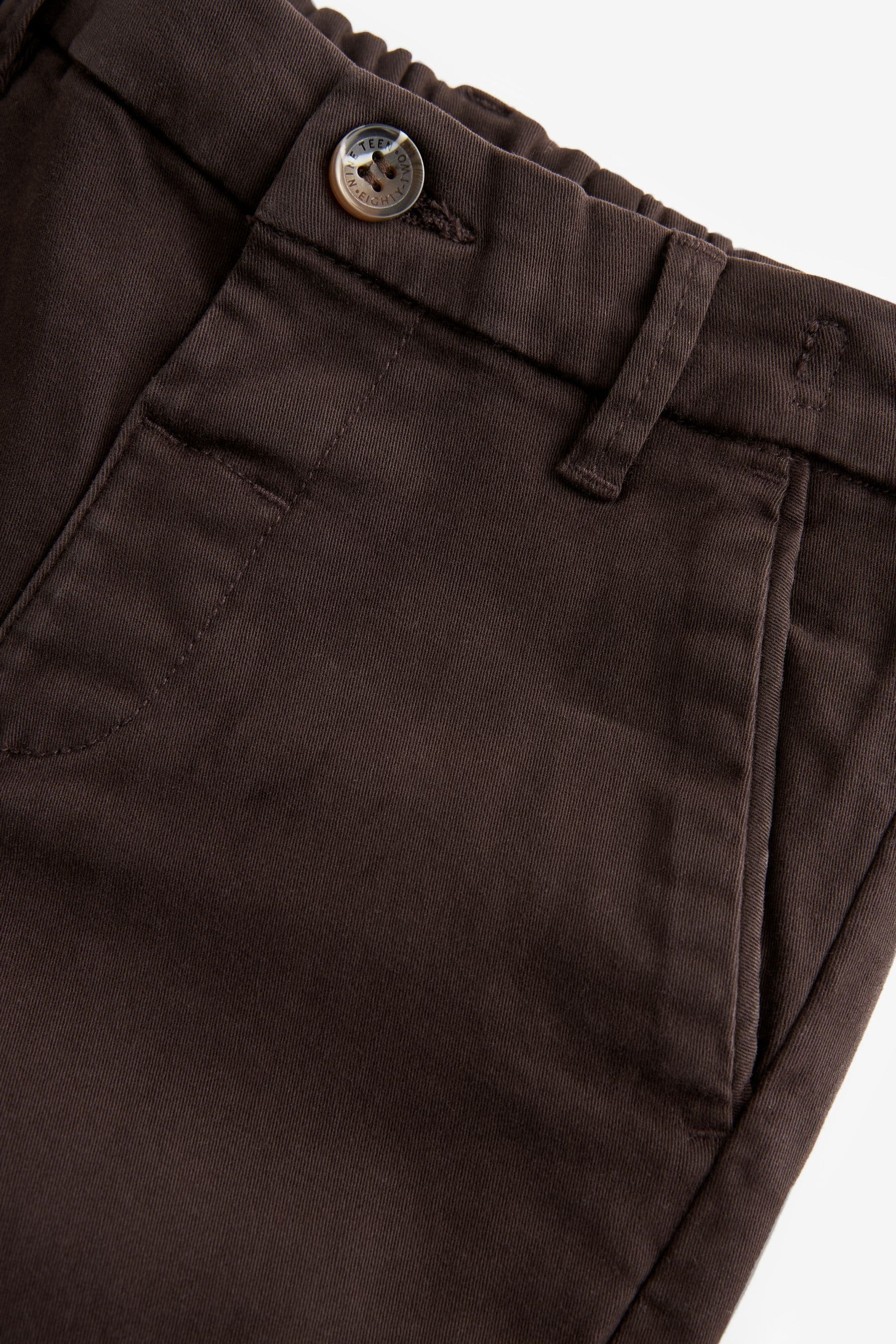 Brown Stretch Chinos Trousers (3mths-7yrs)