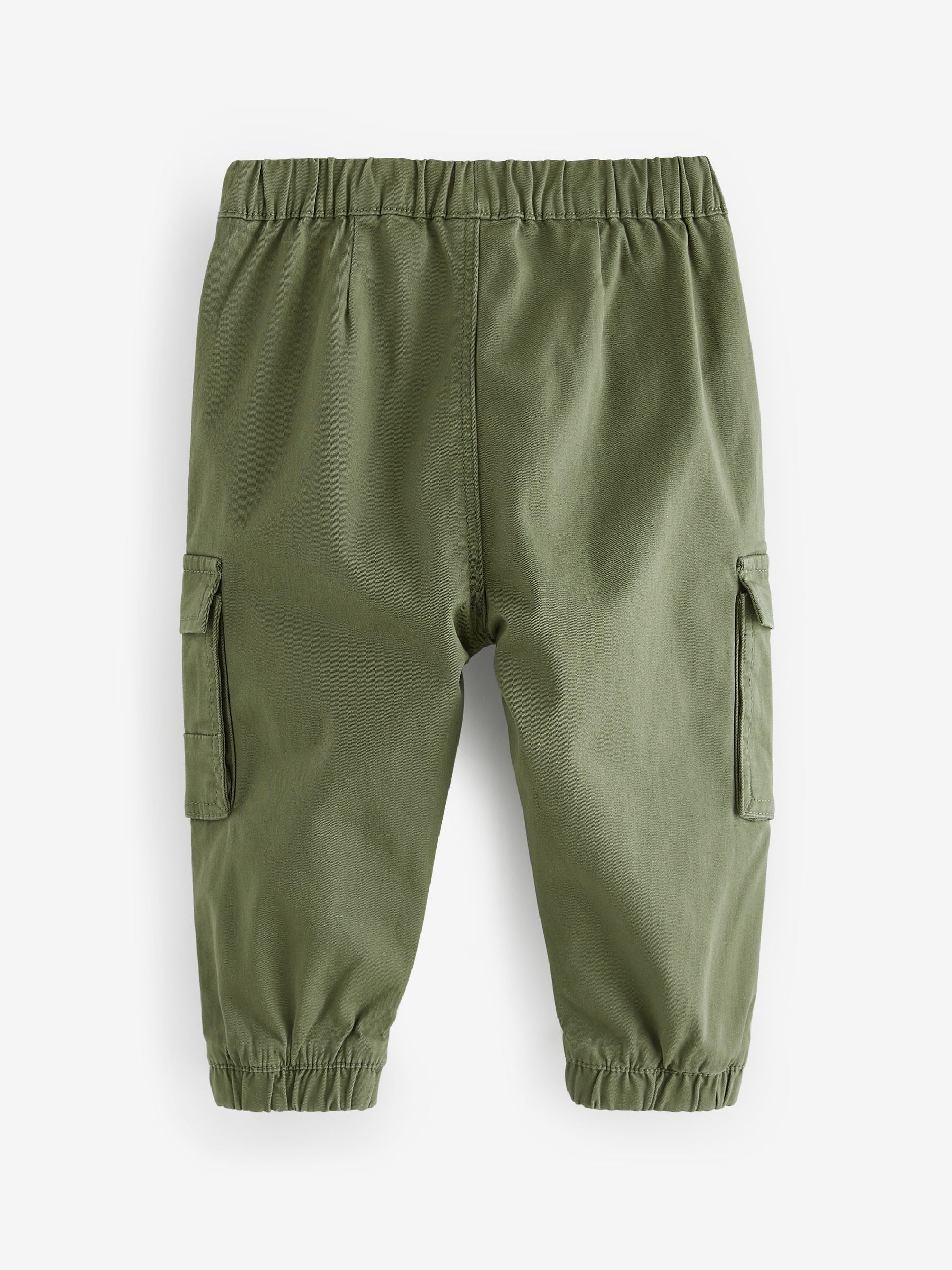 Khaki Green Printed Cargo Trousers (3mths-7yrs)