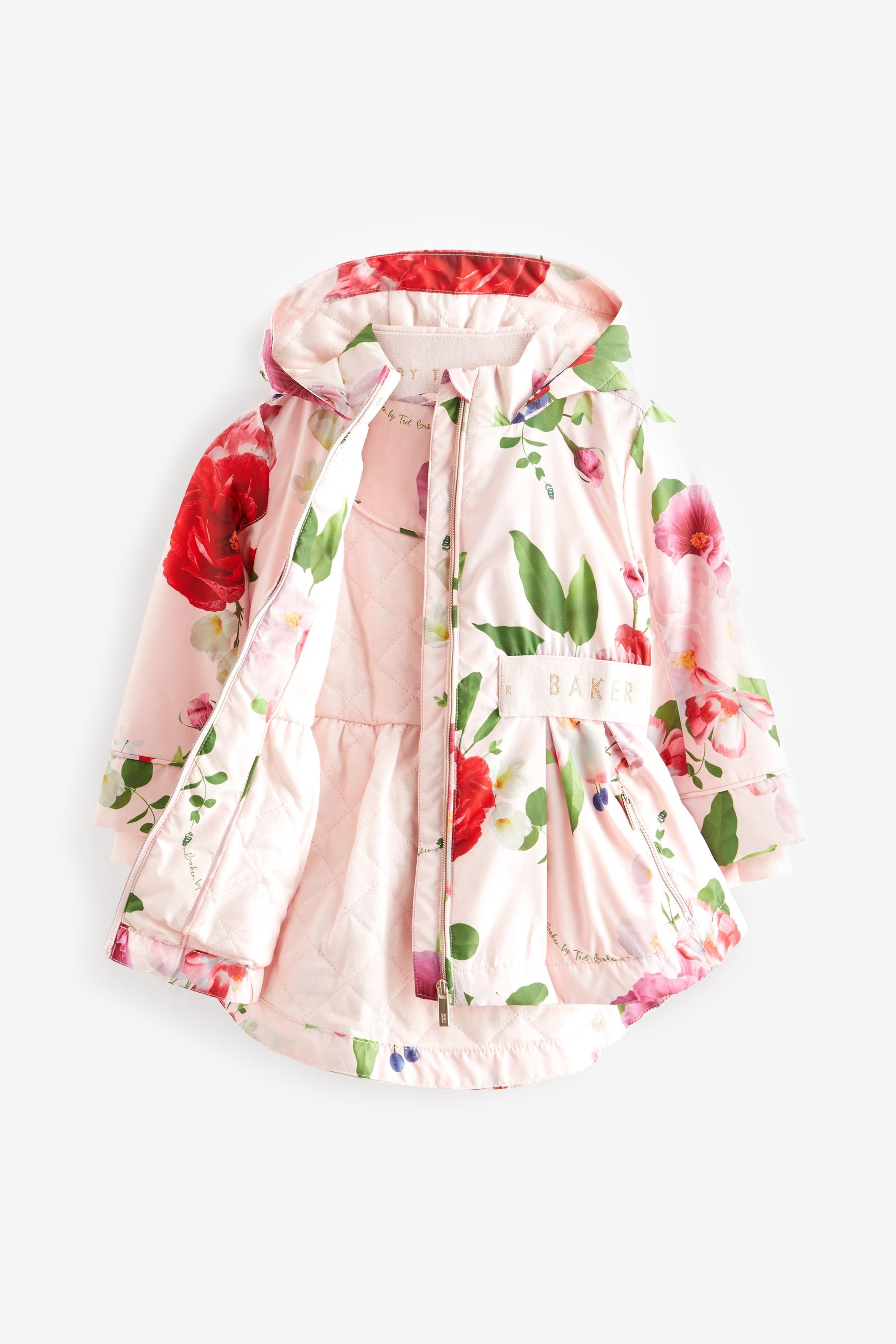 Baker by Ted Baker Shower Resistant Floral Rain Coat