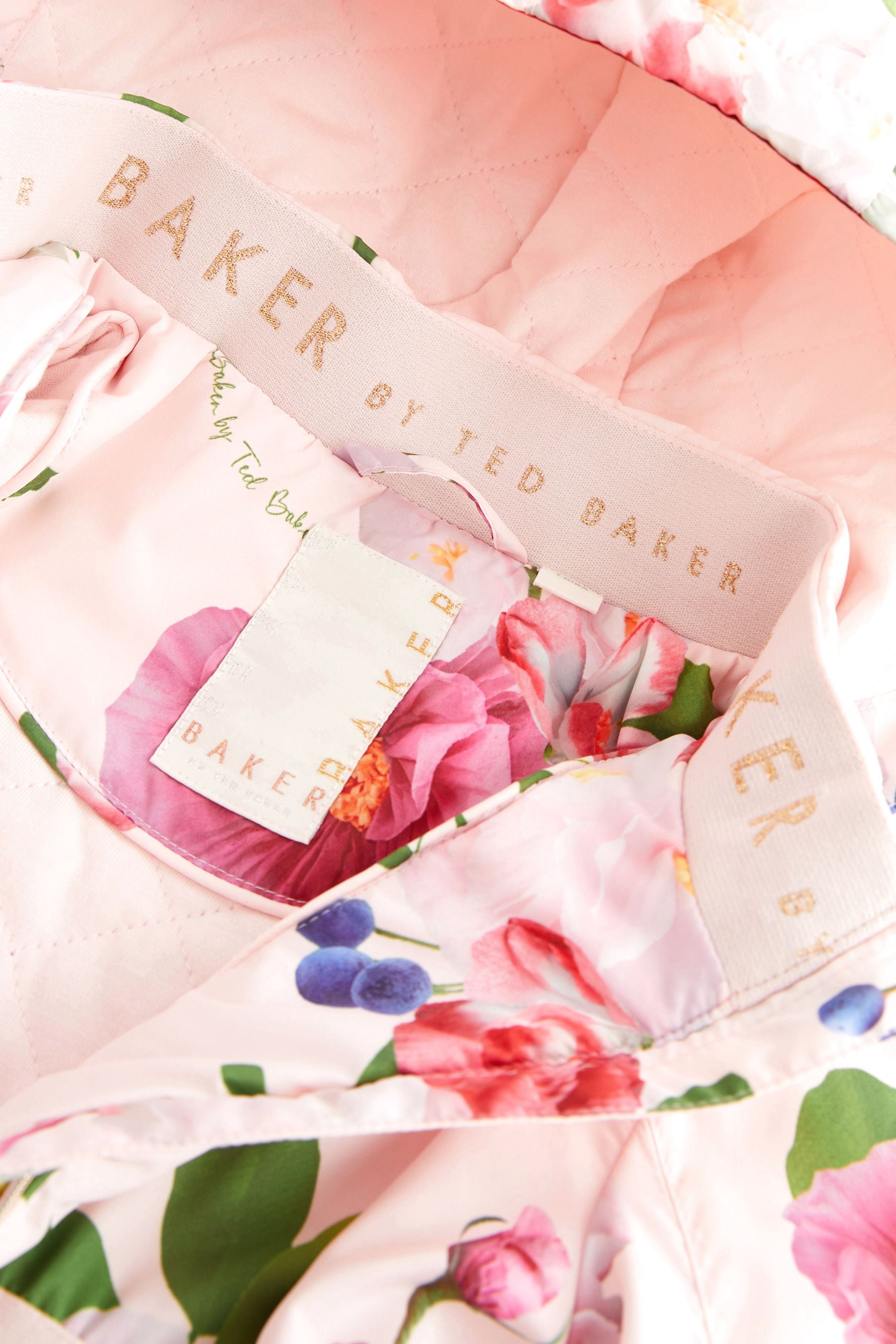 Baker by Ted Baker Shower Resistant Floral Rain Coat