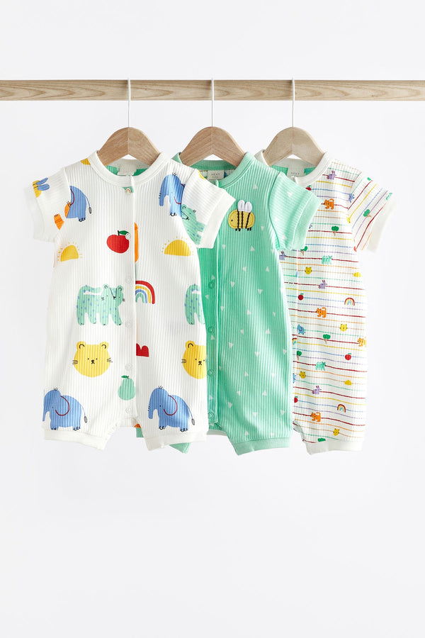 Bright Character Baby Rompers 3 Pack (0mths-3yrs)