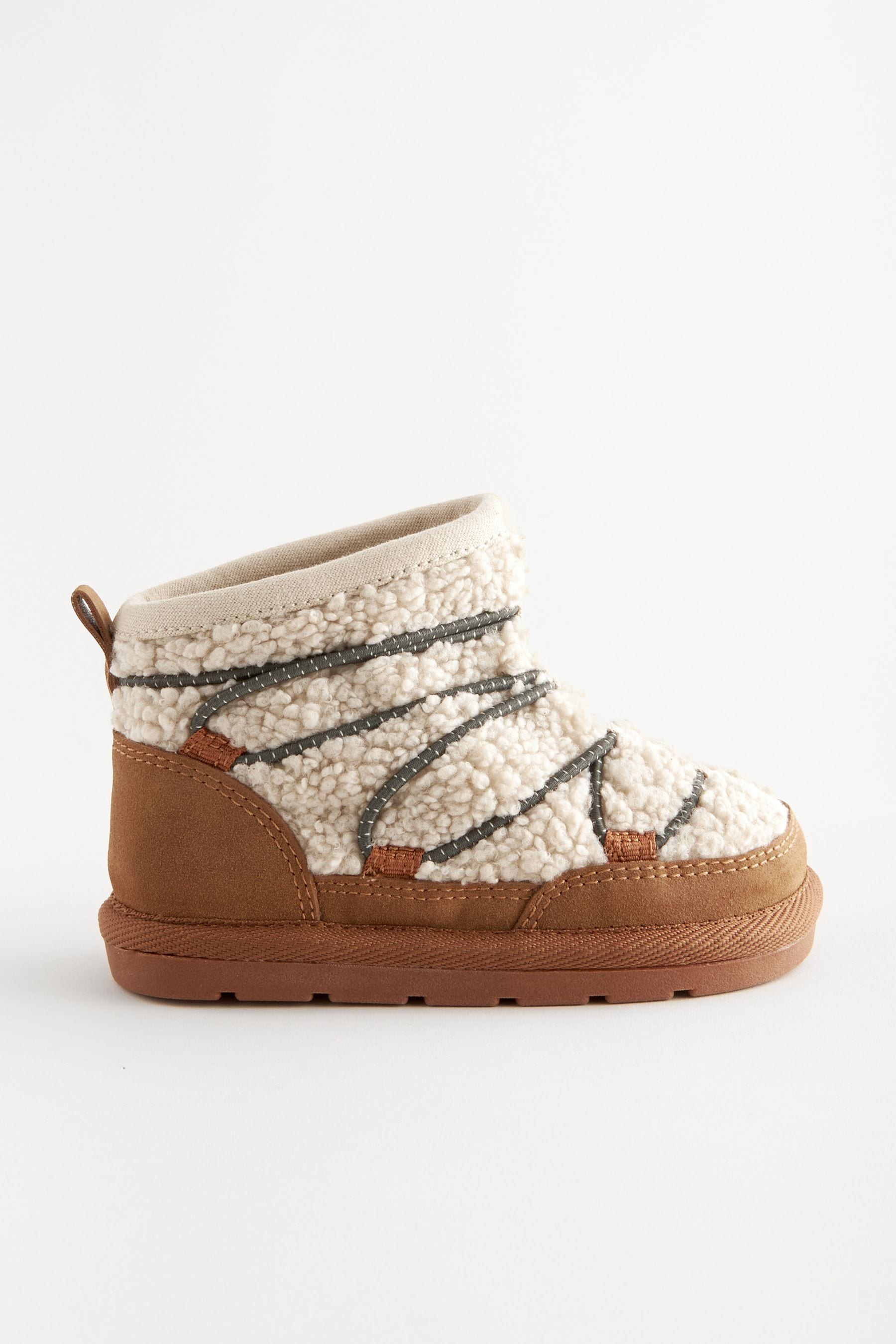 Neutral Borg Bungee Cord Boots