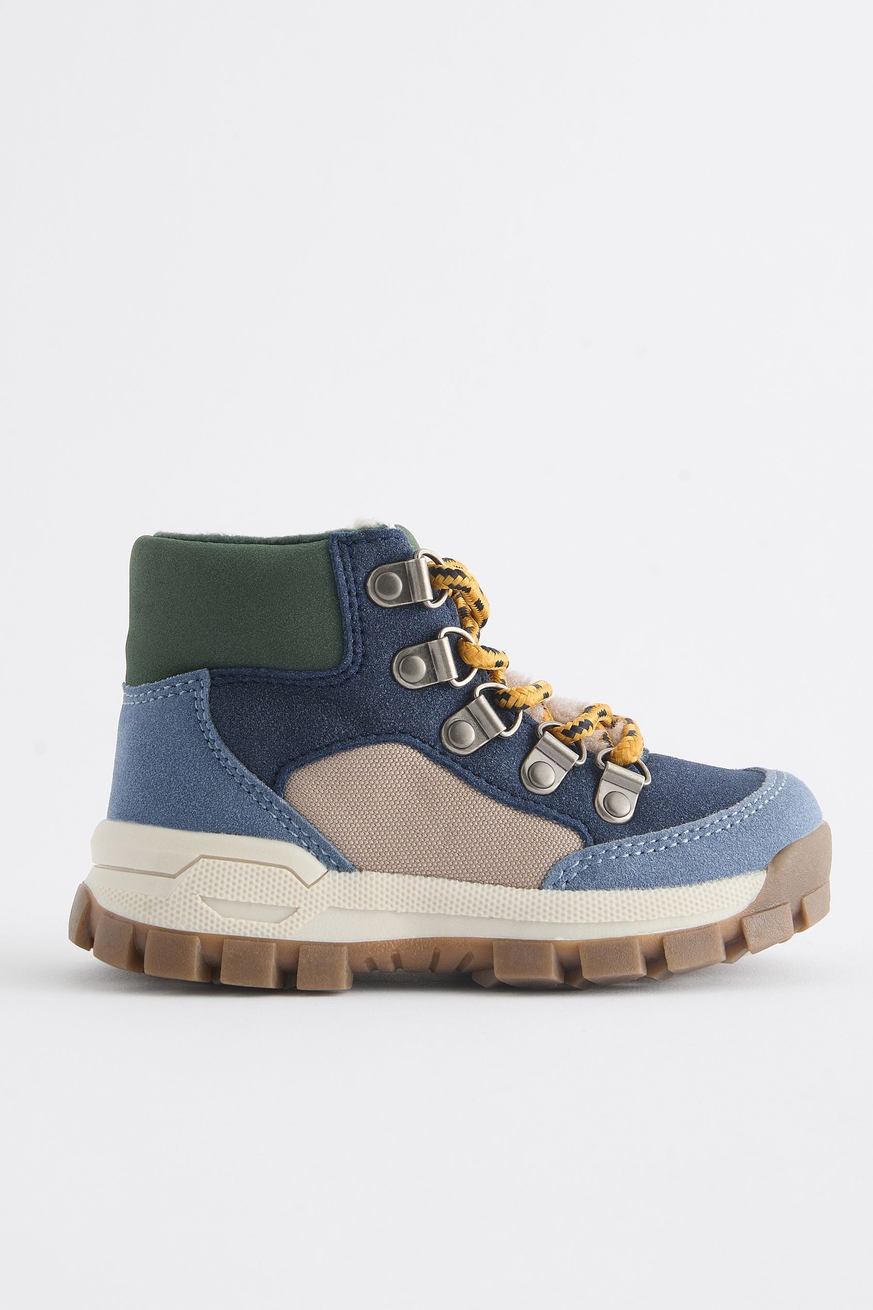 Blue Thermal Thinsulate™ Lined Hiker Boots