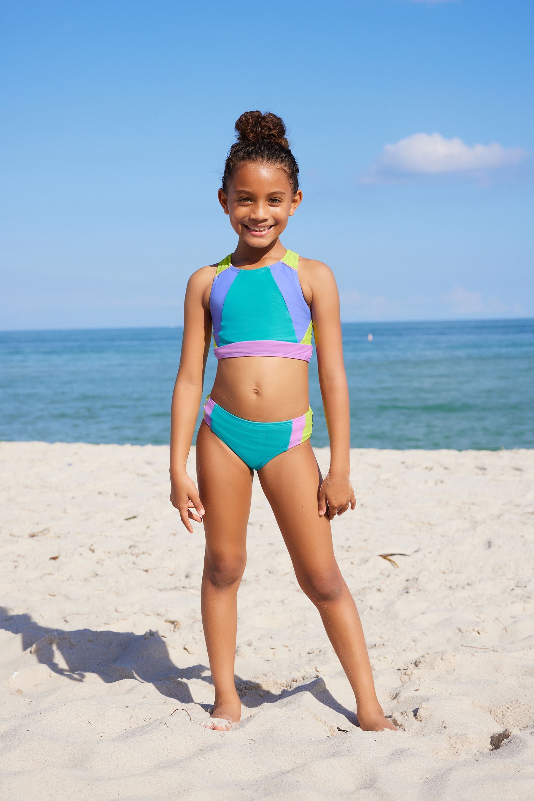 Multi Colourblock Sport Bikini (3-16yrs)